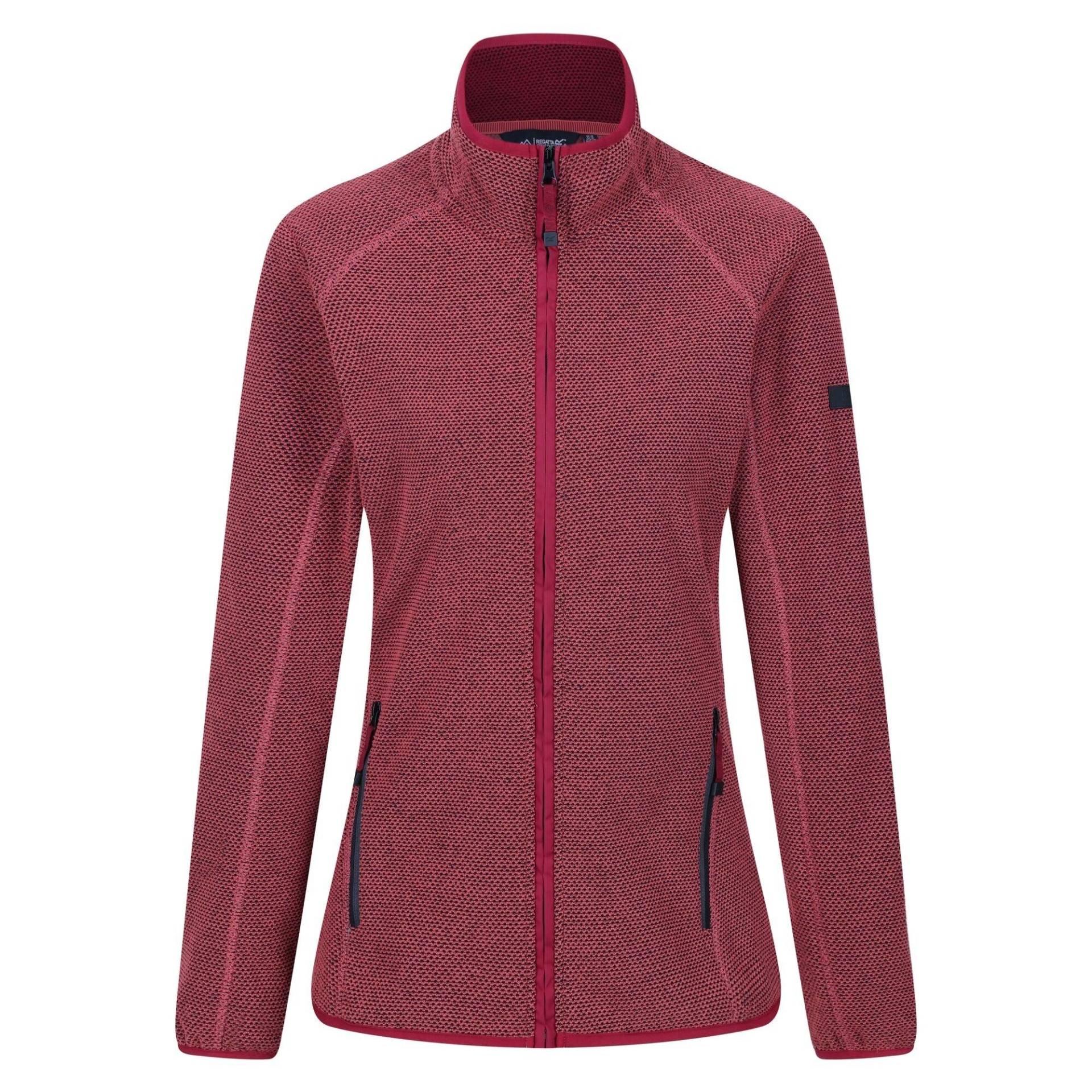 Kinwood Fleecejacke Durchgehender Reißverschluss Damen Rot Bunt 36 von Regatta