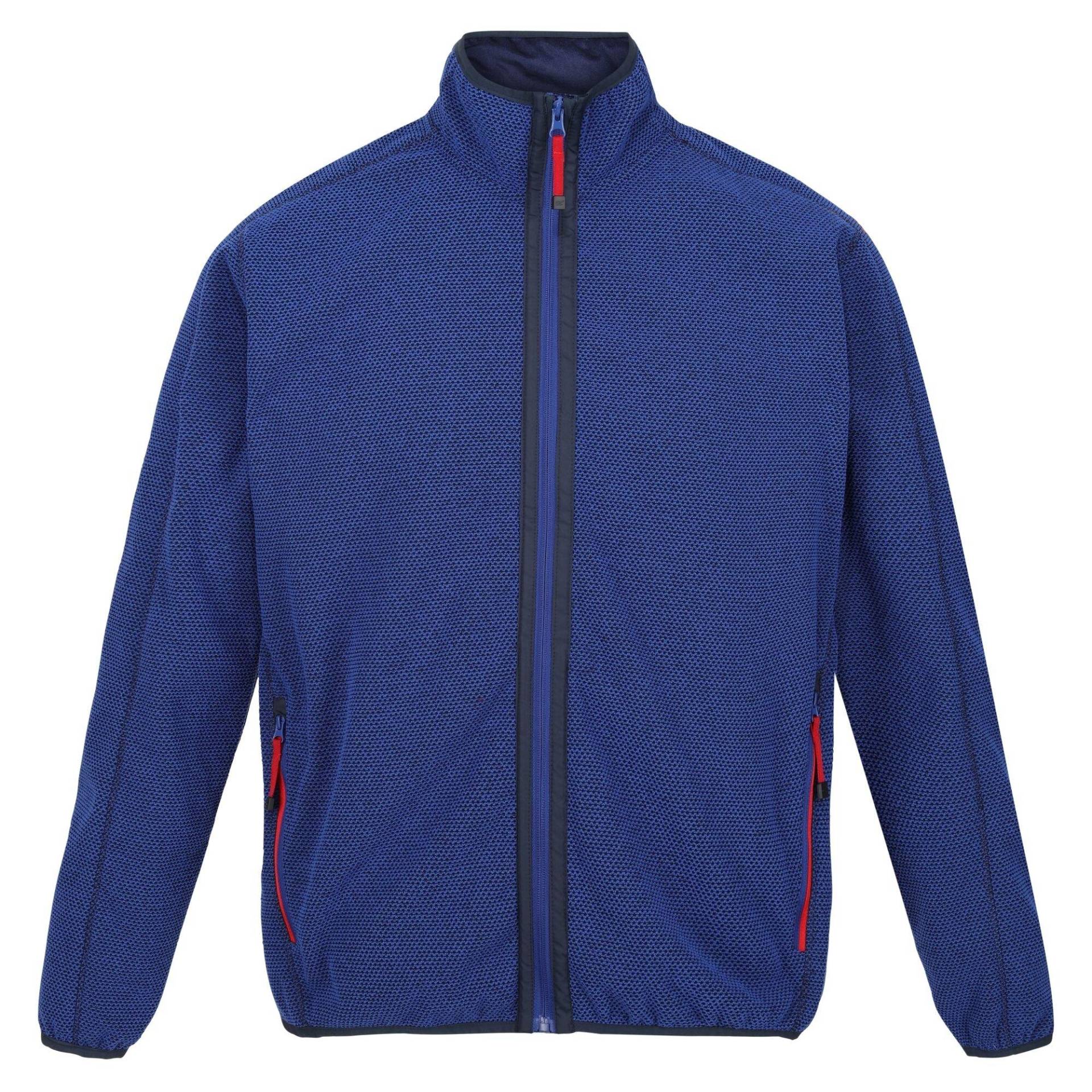 Kinwood Fleecejacke Durchgehender Reißverschluss Herren Blau XL von Regatta