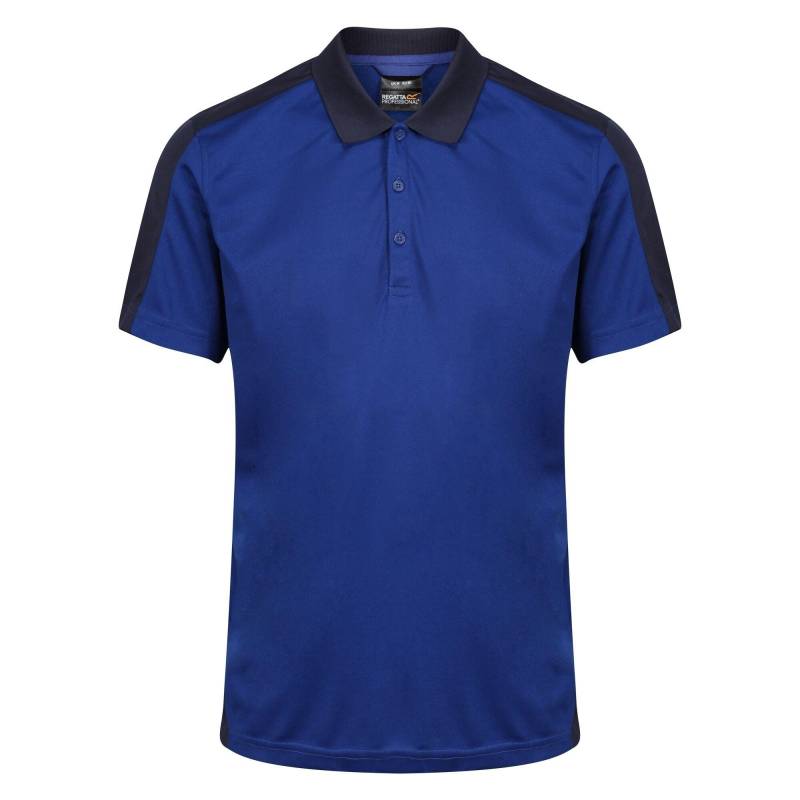 Kontrast Coolweave Pique Polo-hemd Damen Marine L von Regatta