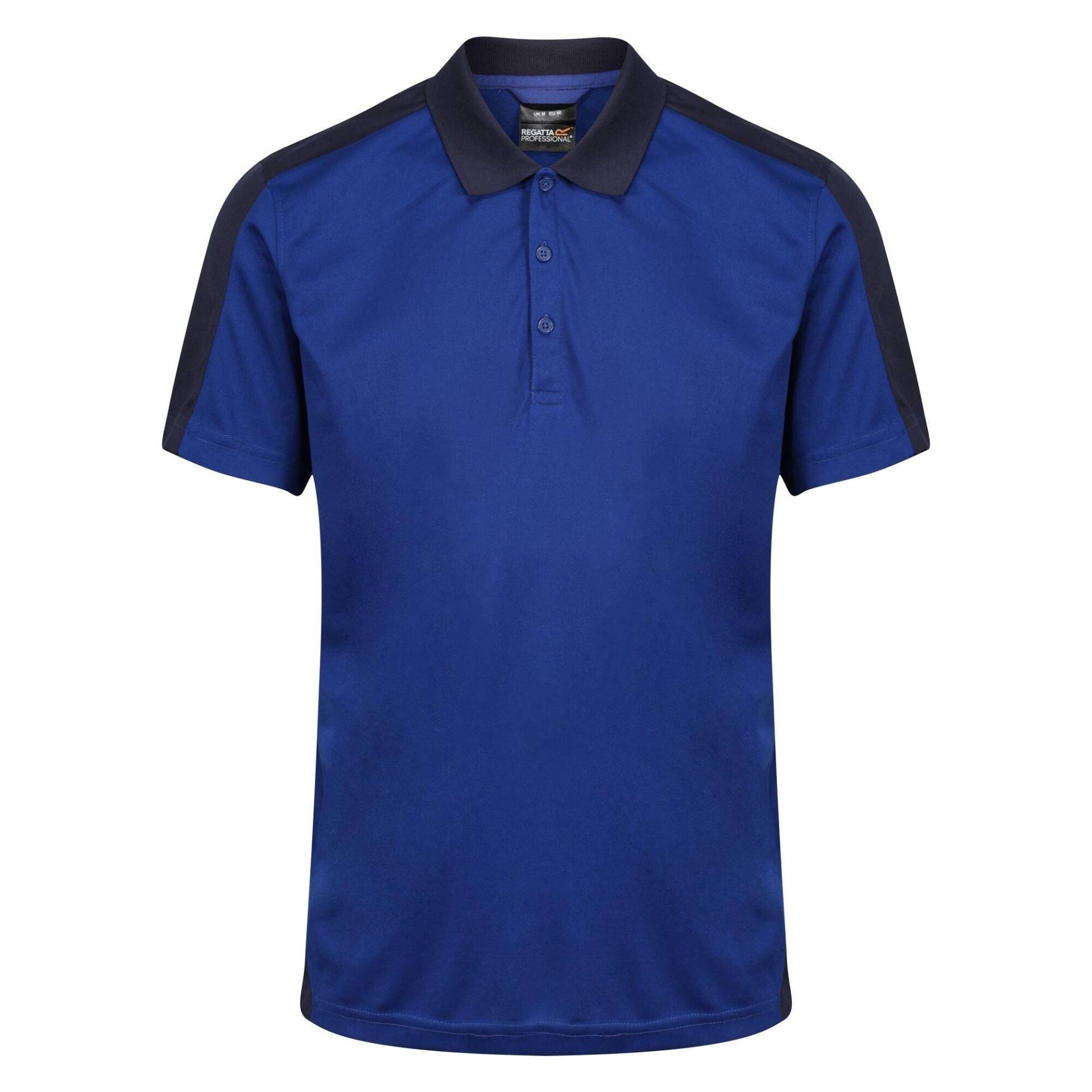 Kontrast Coolweave Pique Polo-hemd Damen Marine M von Regatta