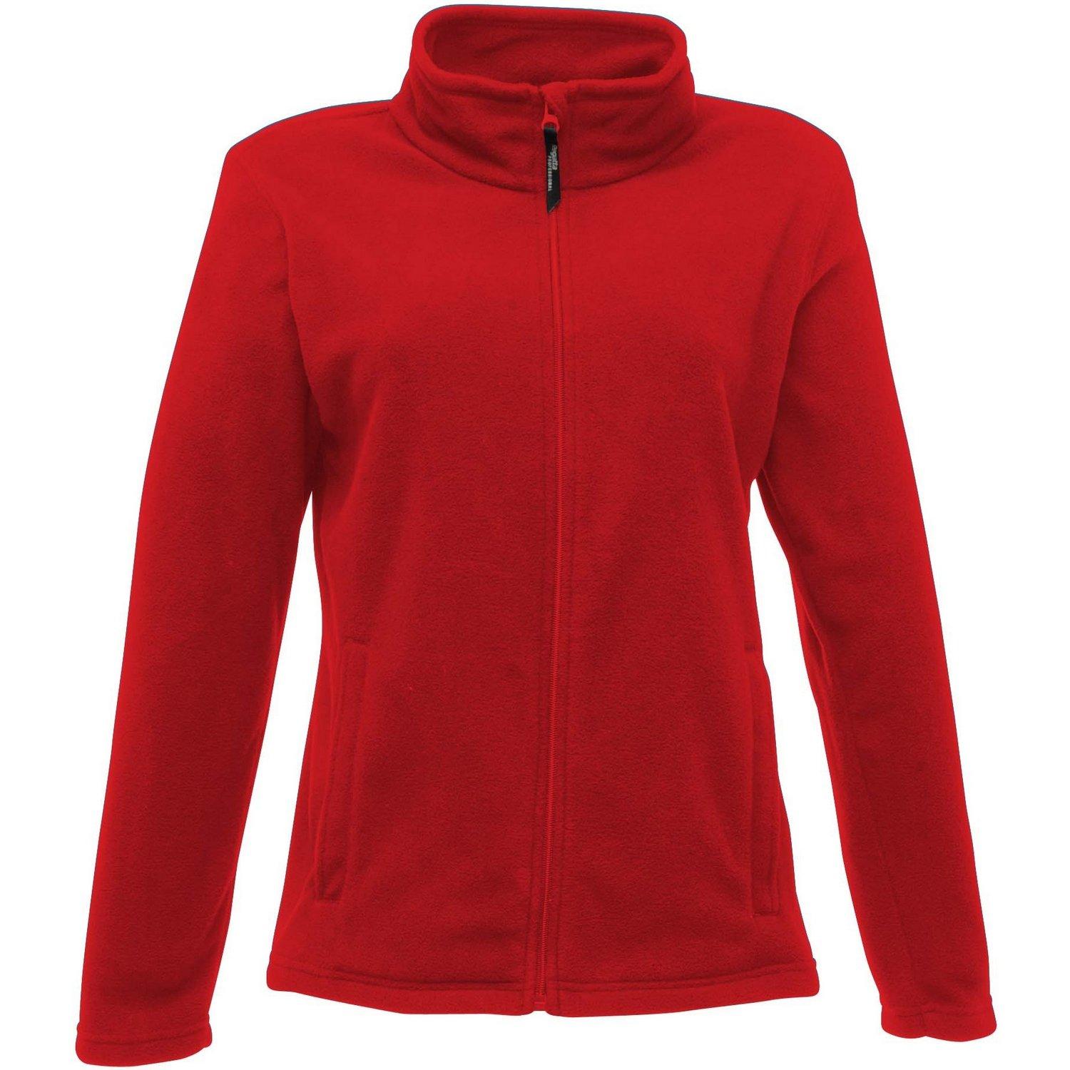 Mirofleecejacke Fleecejacke Damen Rot Bunt 42 von Regatta