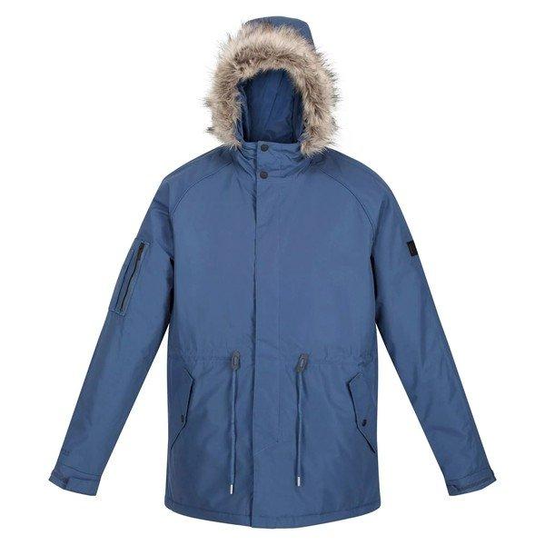 Salinger Iii Parka Herren Blau Denim Dunkel M von Regatta