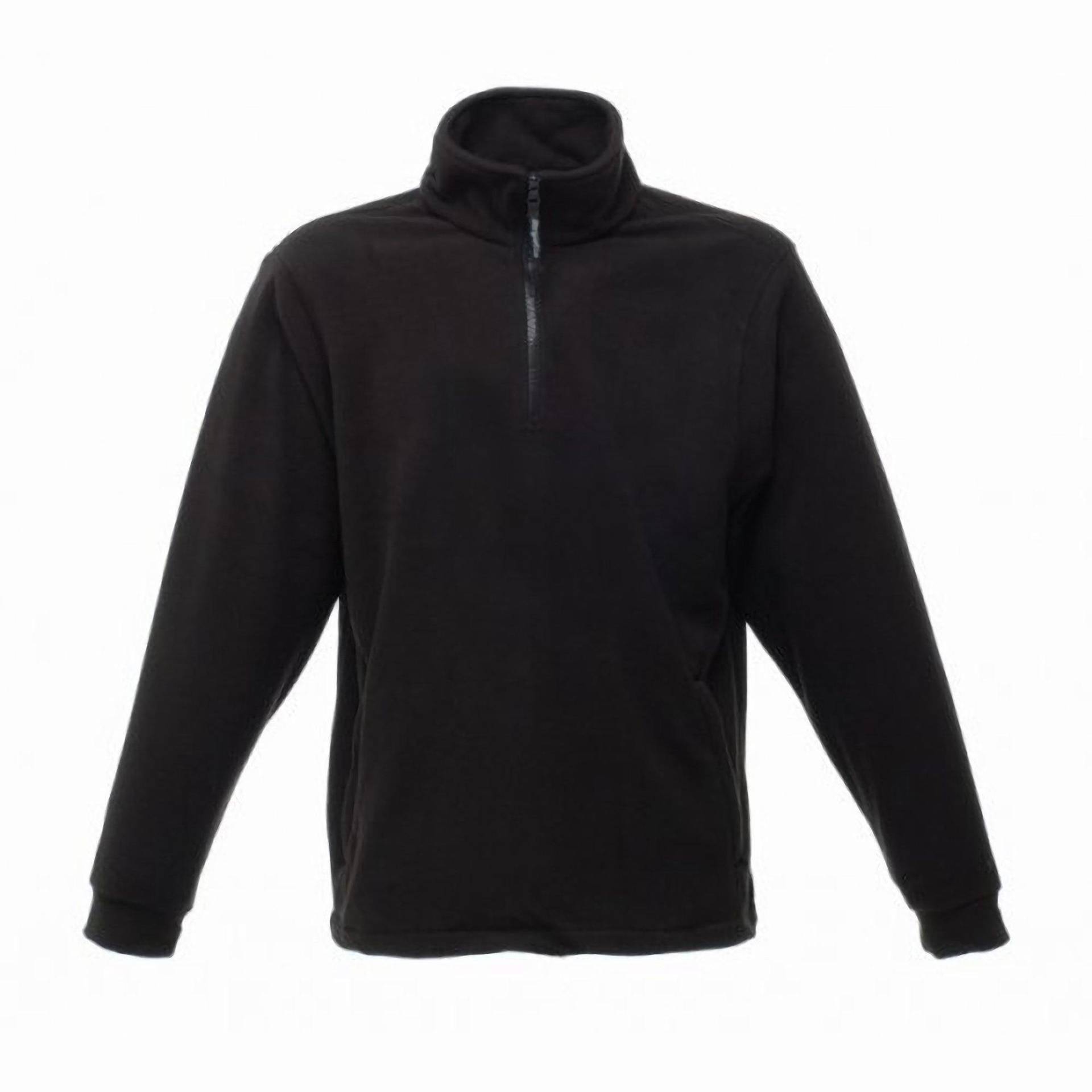 Thor Fleece Pullover Mit Reißverschluss Herren Schwarz XL von Regatta