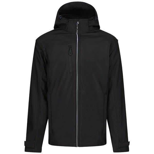 Erasmus 4 In 1 Softshelljacke Herren Schwarz XXL von Regatta