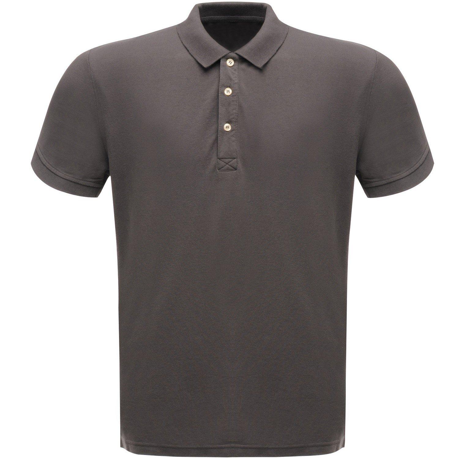 Klassik 6535 Kurzarm Polo Shirt Herren Grau XXL von Regatta