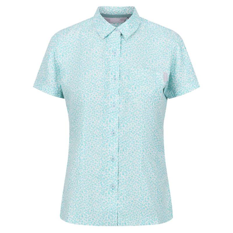 Mindano Vii Bluse Kurzärmlig Damen Hellblau 38 von Regatta