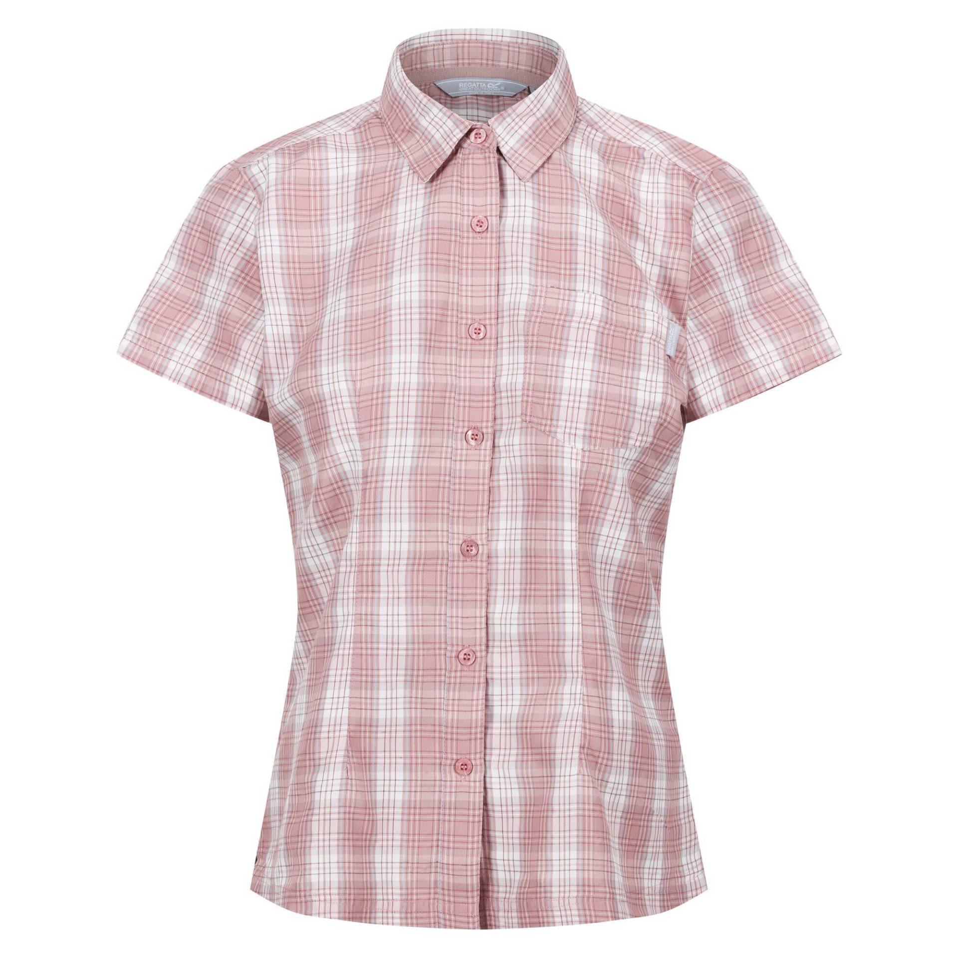 Mindano Vii Bluse Kurzärmlig Damen Rosa 36 von Regatta