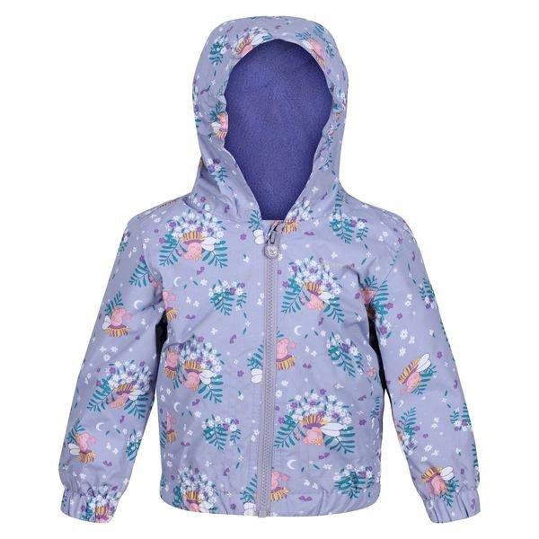 Muddy Puddle Floral Steppjacke Jungen Flieder 122 von Regatta