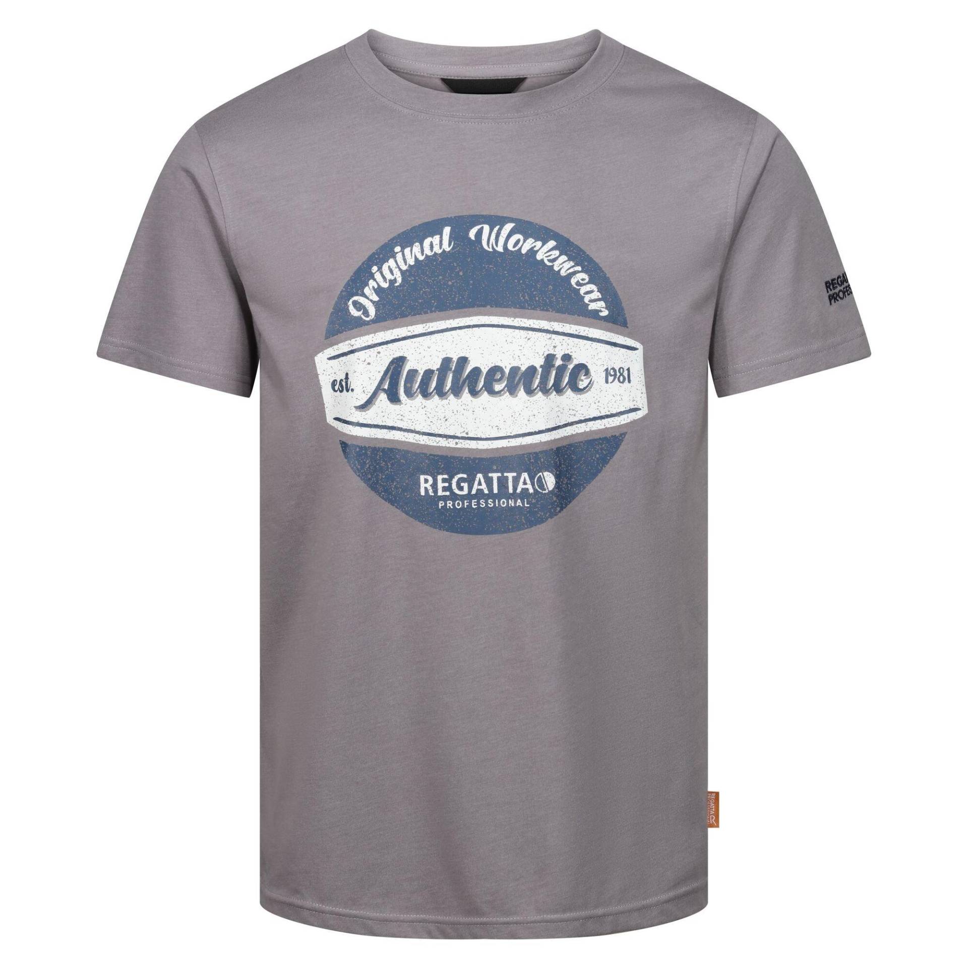 Original Workwear Tshirt Herren Grau M von Regatta