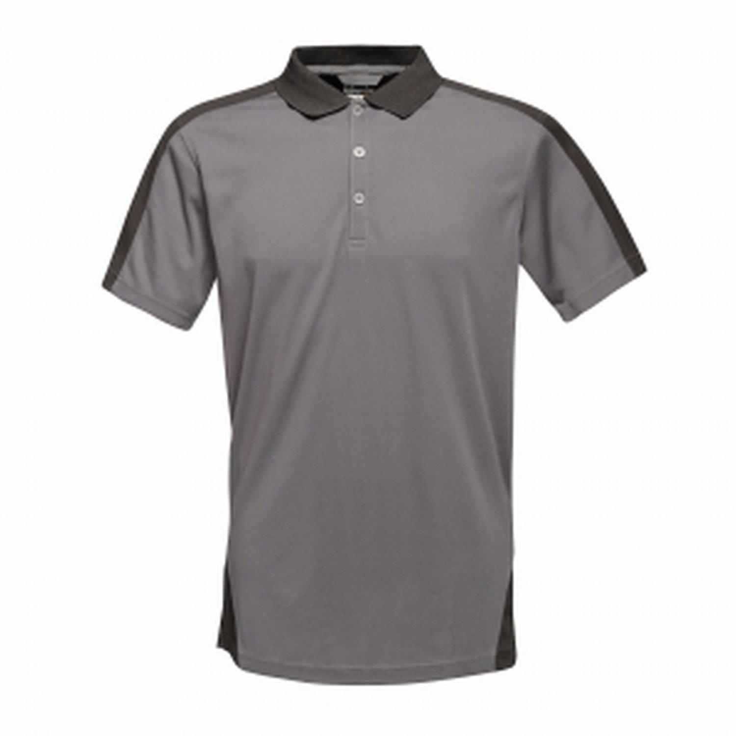 Poloshirt Contrast Coolweave Herren Grau XXS von Regatta