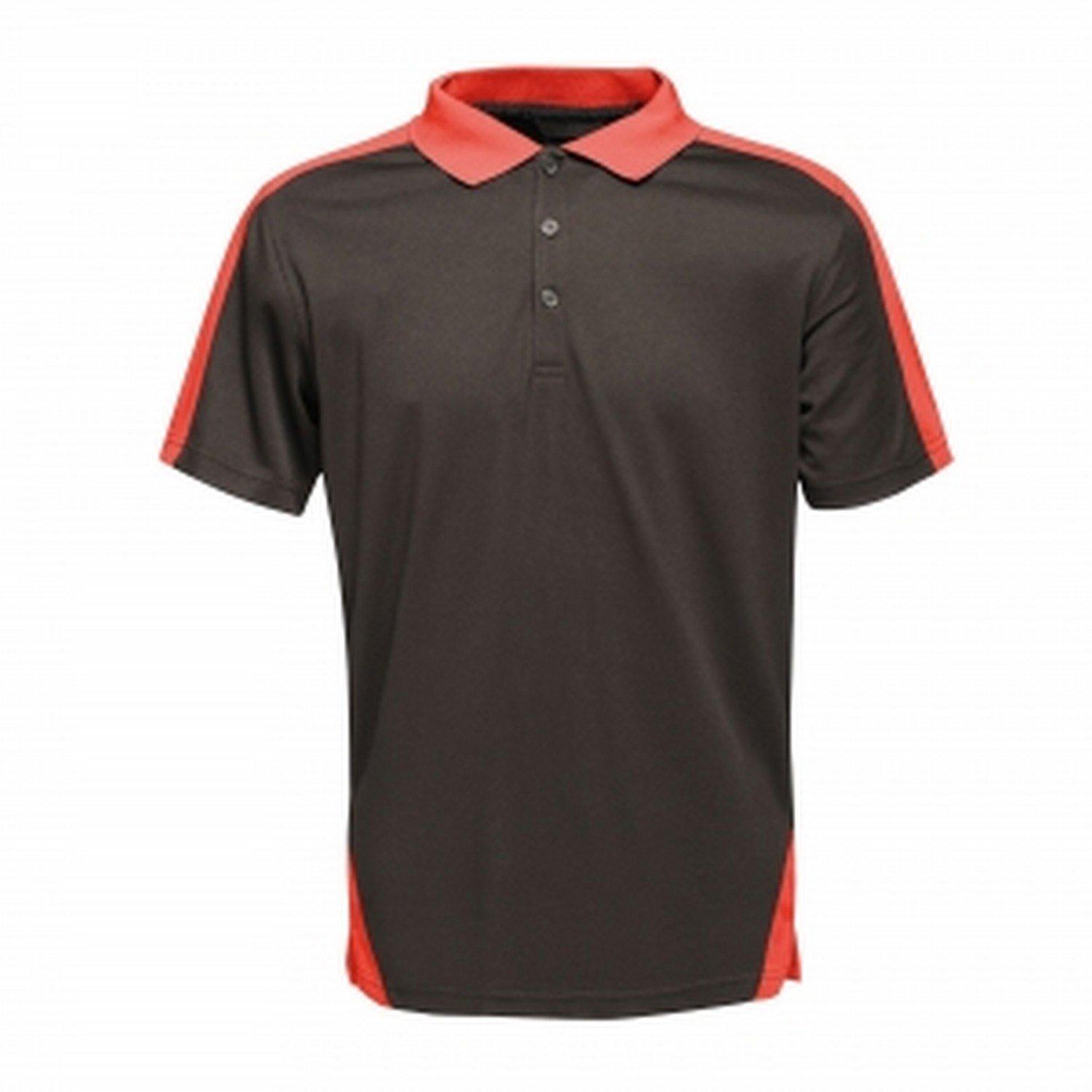 Poloshirt Contrast Coolweave Herren Schwarz XL von Regatta