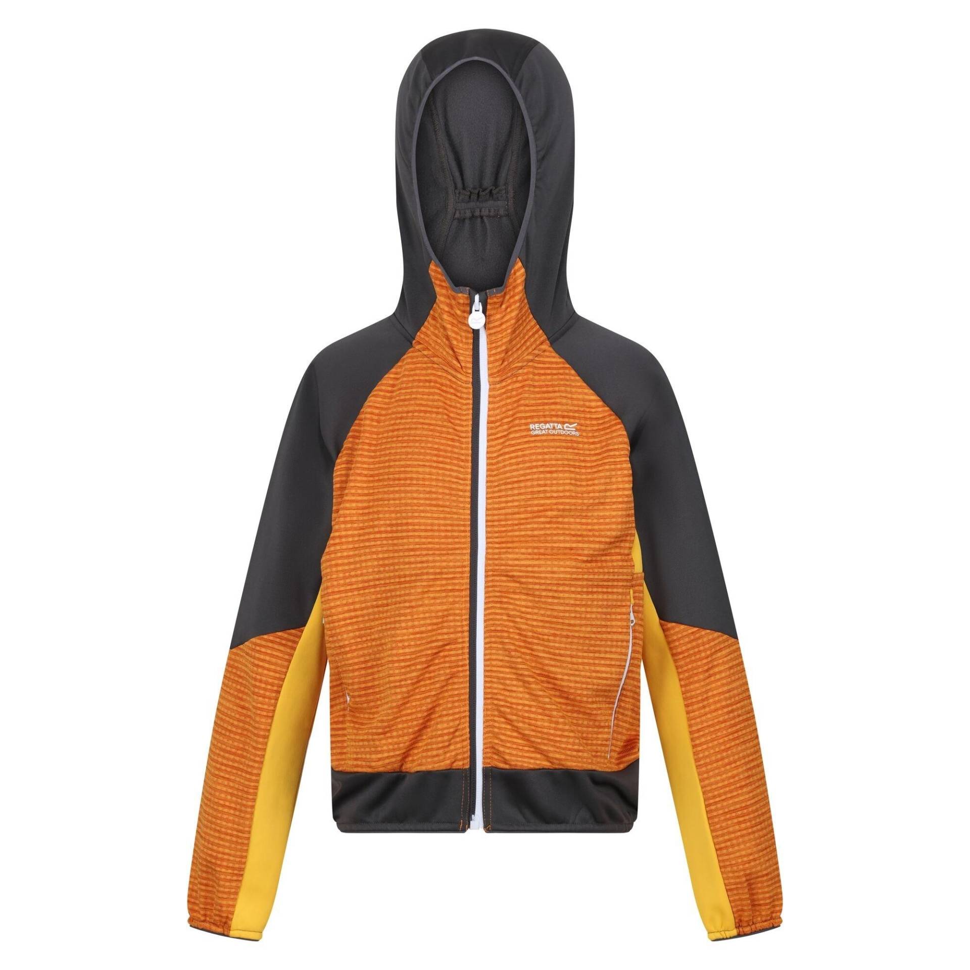 Prenton Ii Softshelljacke Mit Kapuze Mädchen Orange Bunt 146/152 von Regatta