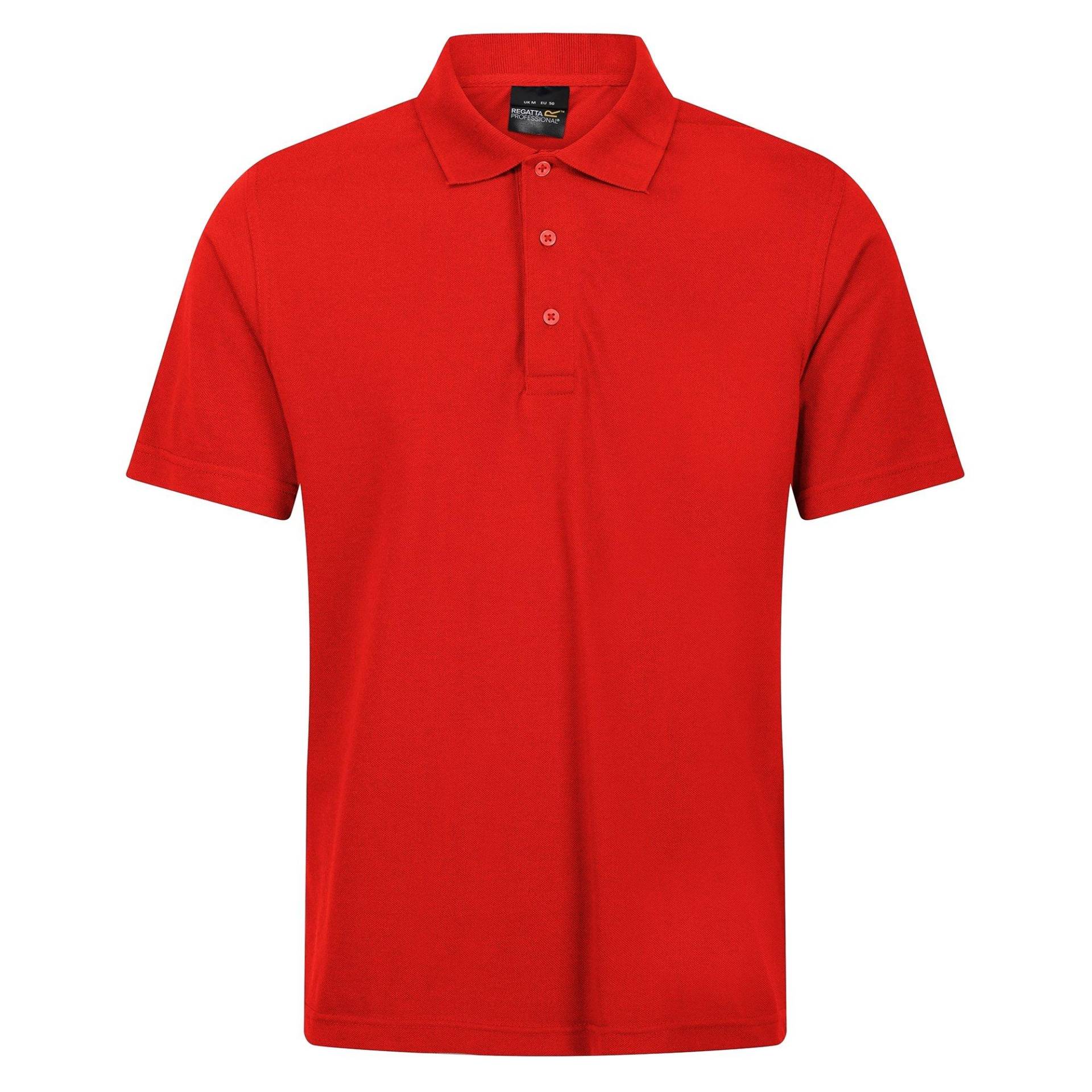 Pro 6535 Poloshirt Kurzärmlig Herren Rot Bunt XL von Regatta