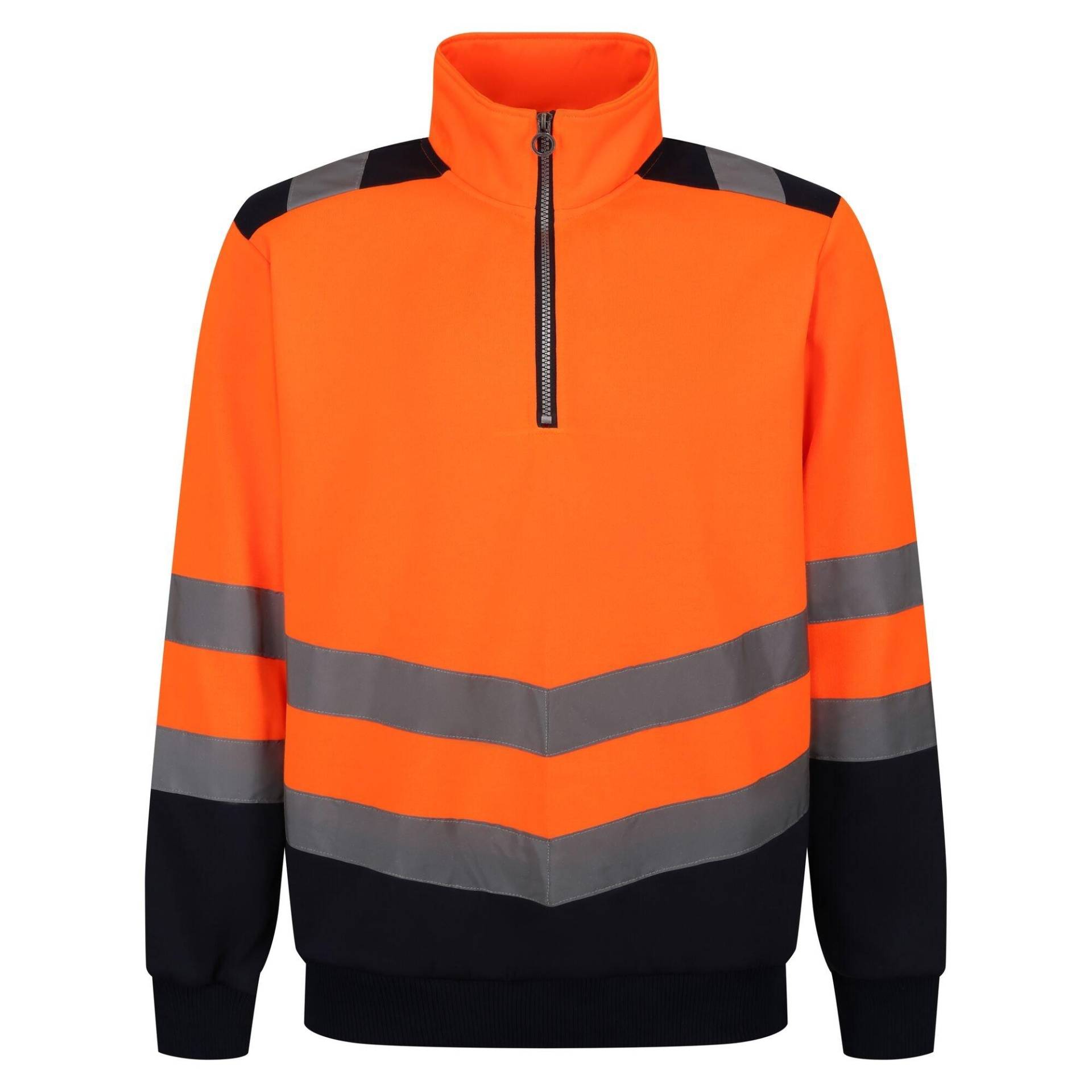 Pro Hivis Weste Mit Kurzem Reißverschluss Herren Orange XL von Regatta