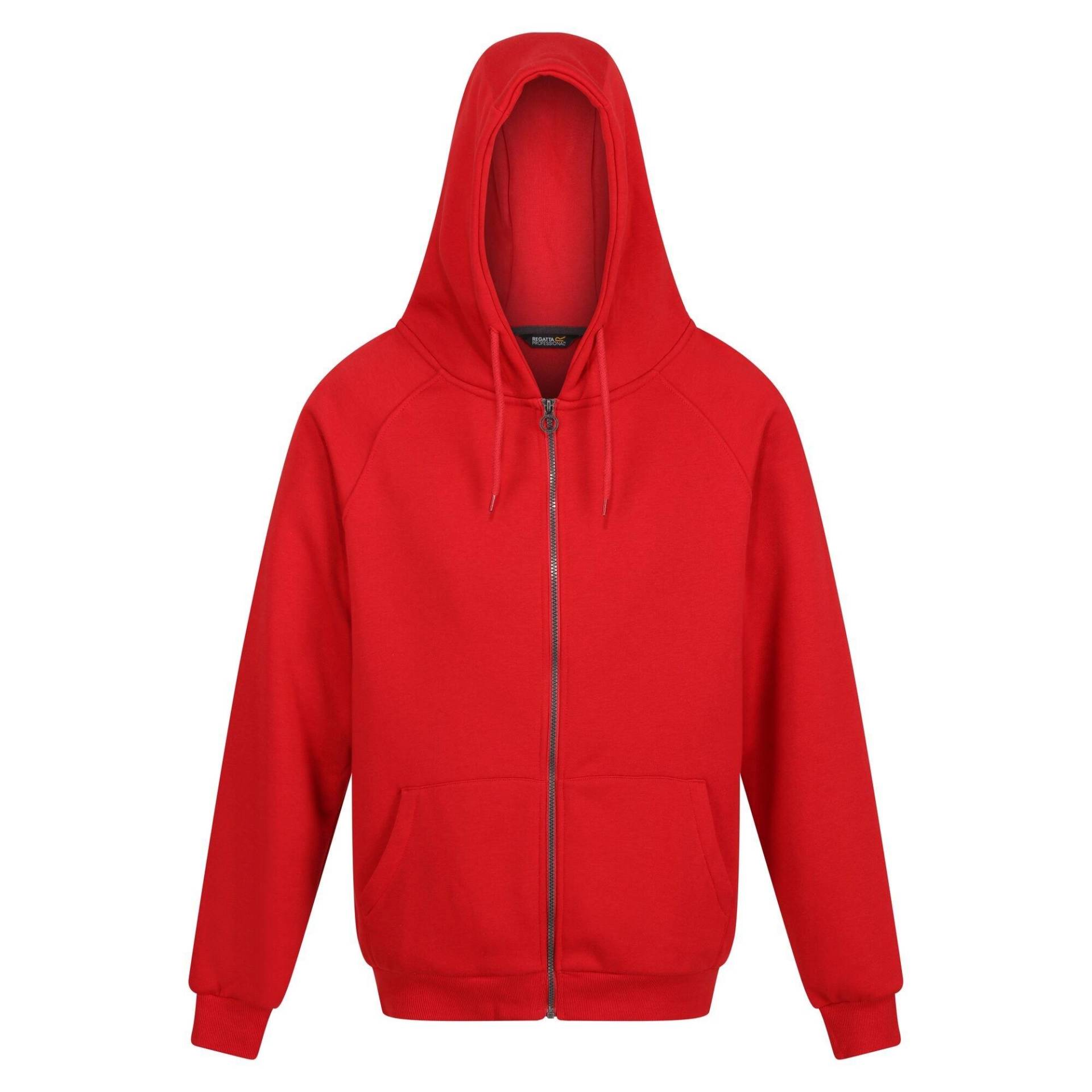 Pro Hoodie Mit Durchgehendem Reißverschluss Herren Rot Bunt XXL von Regatta