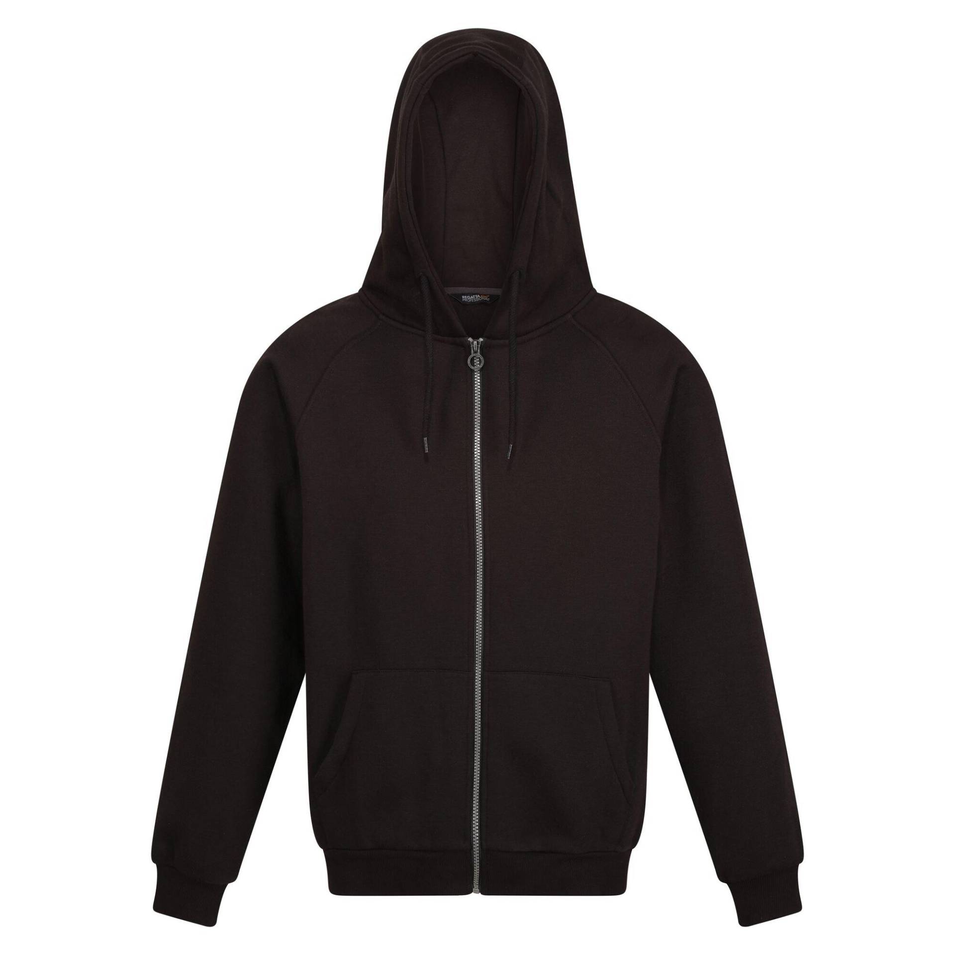 Pro Hoodie Mit Durchgehendem Reißverschluss Herren Schwarz XL von Regatta