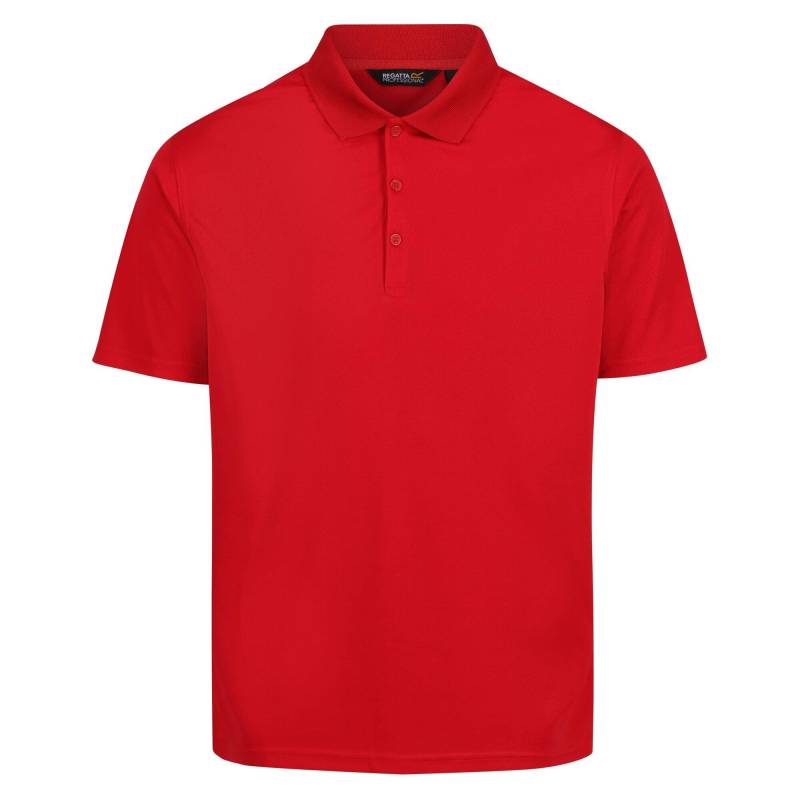 Pro Poloshirt Feuchtigkeitsabweisend Herren Rot Bunt 3XL von Regatta