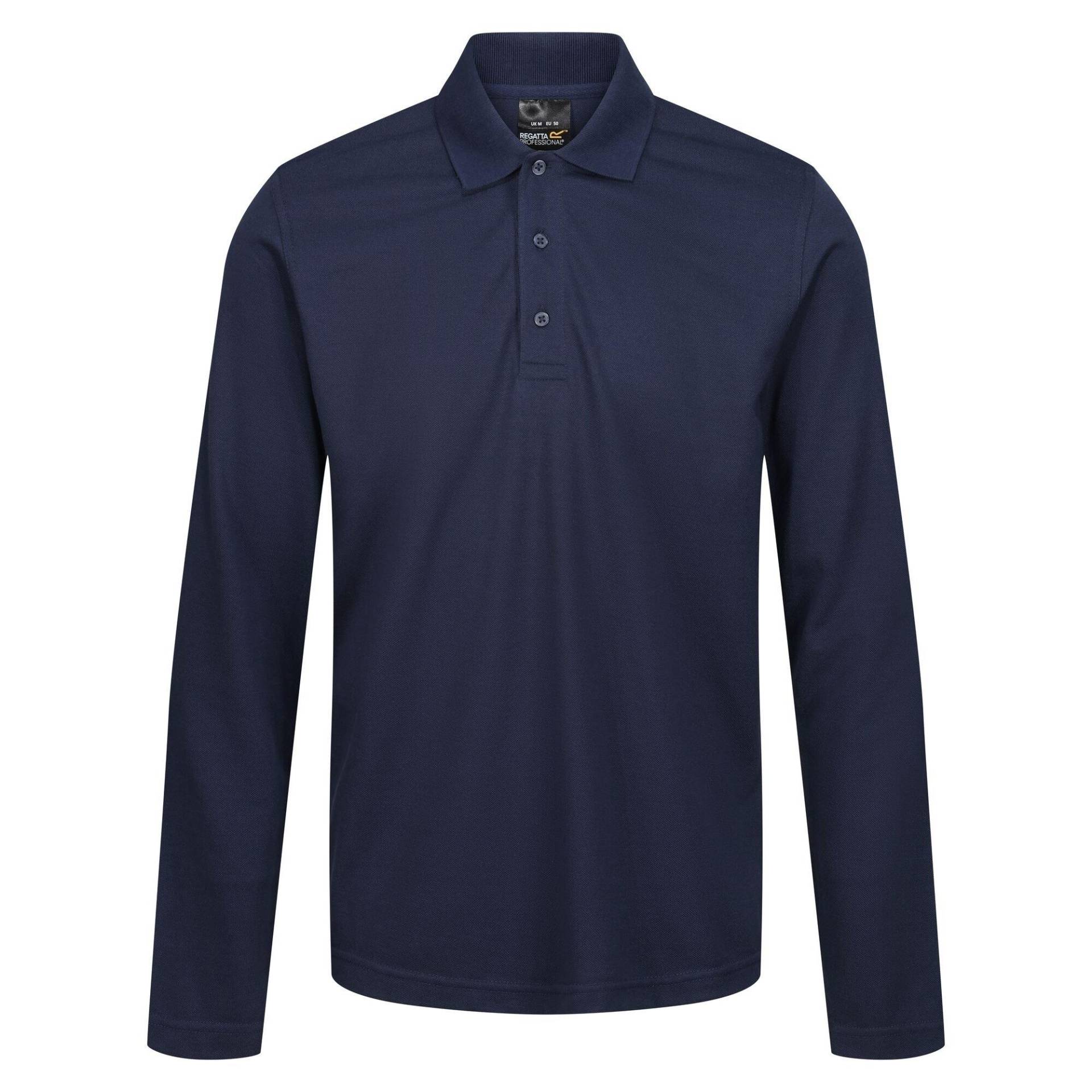 Pro Poloshirt Langärmlig Herren Marine 4XL von Regatta