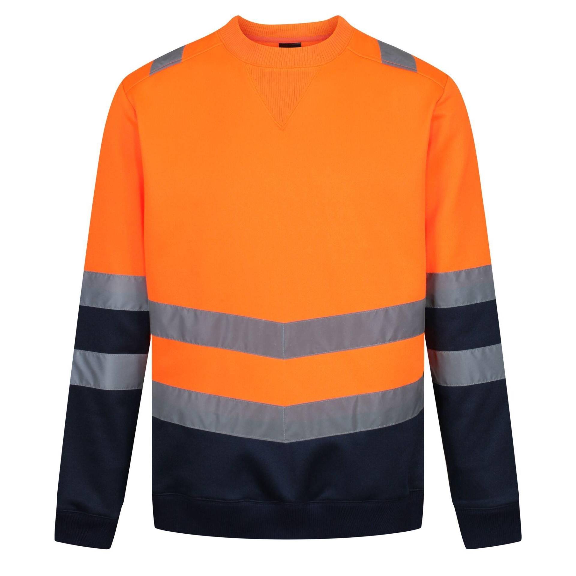 Pro Sweatshirt, Hohe Sichtbarkeit Herren Orange 3XL von Regatta