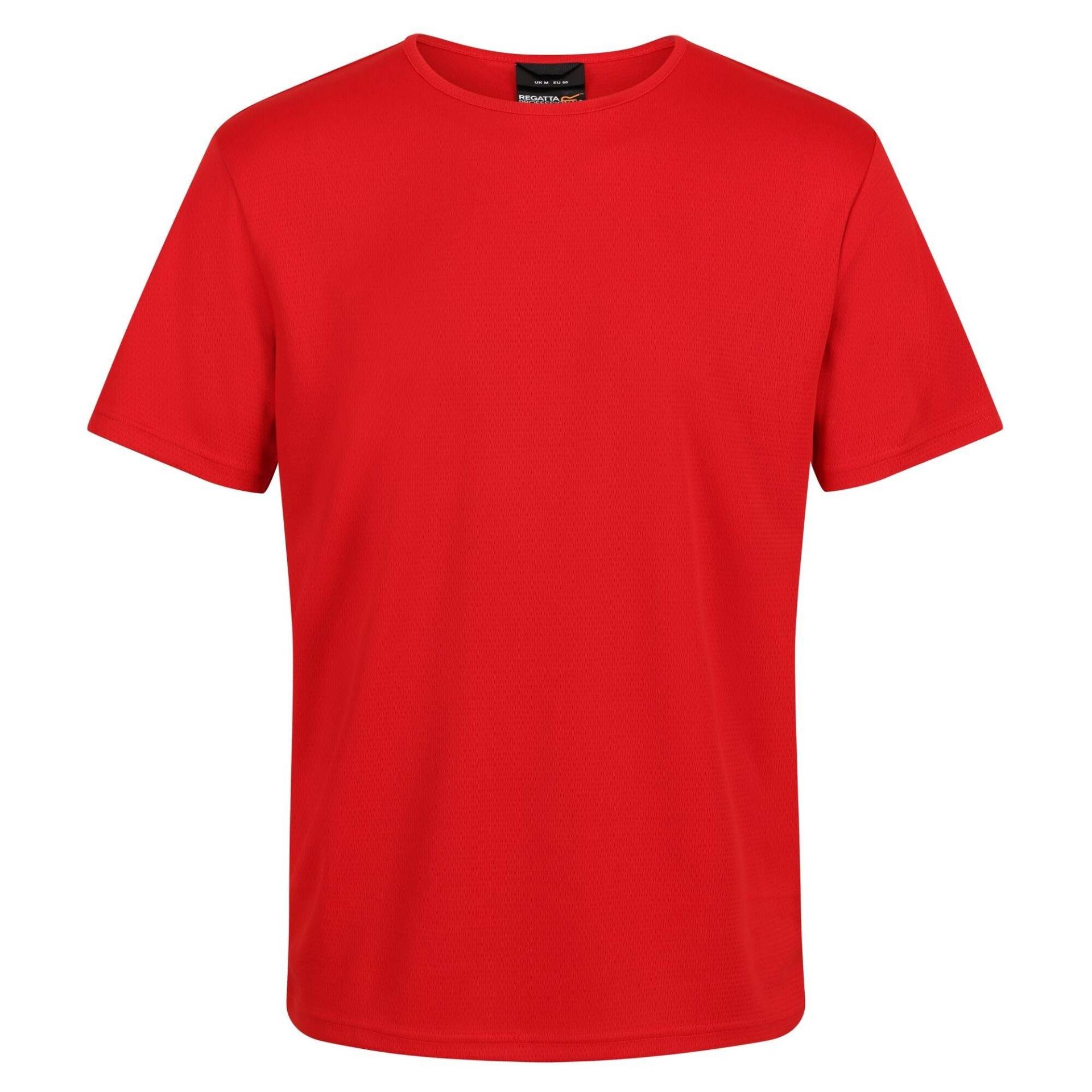 Pro Tshirt Feuchtigkeitsabweisend Herren Rot Bunt S von Regatta