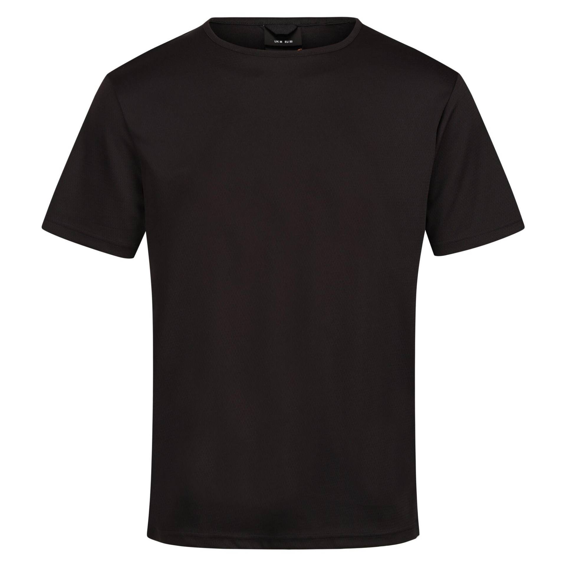 Pro Tshirt Feuchtigkeitsabweisend Herren Schwarz 3XL von Regatta