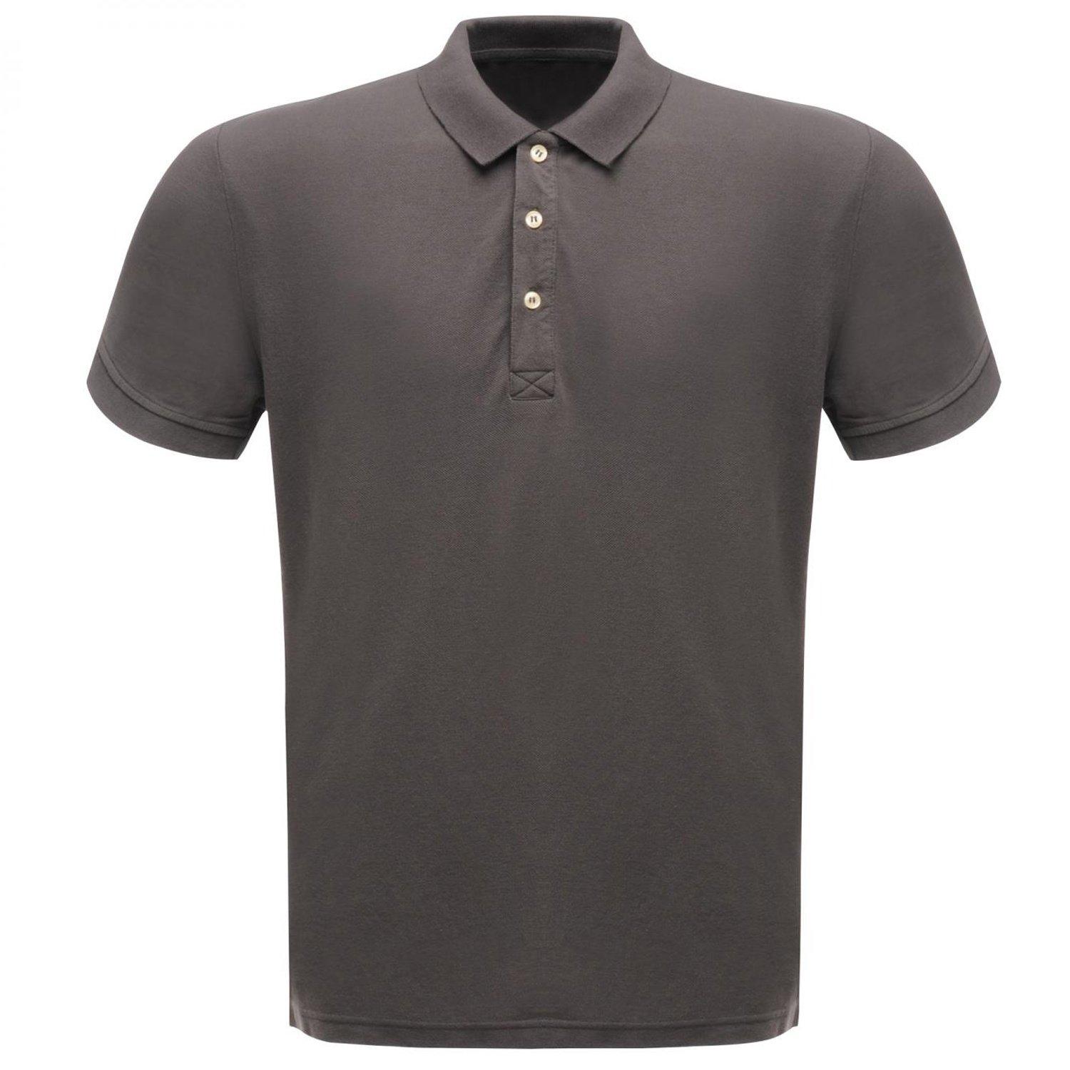 Professionell Klassik Poloshirt Herren Grau M von Regatta