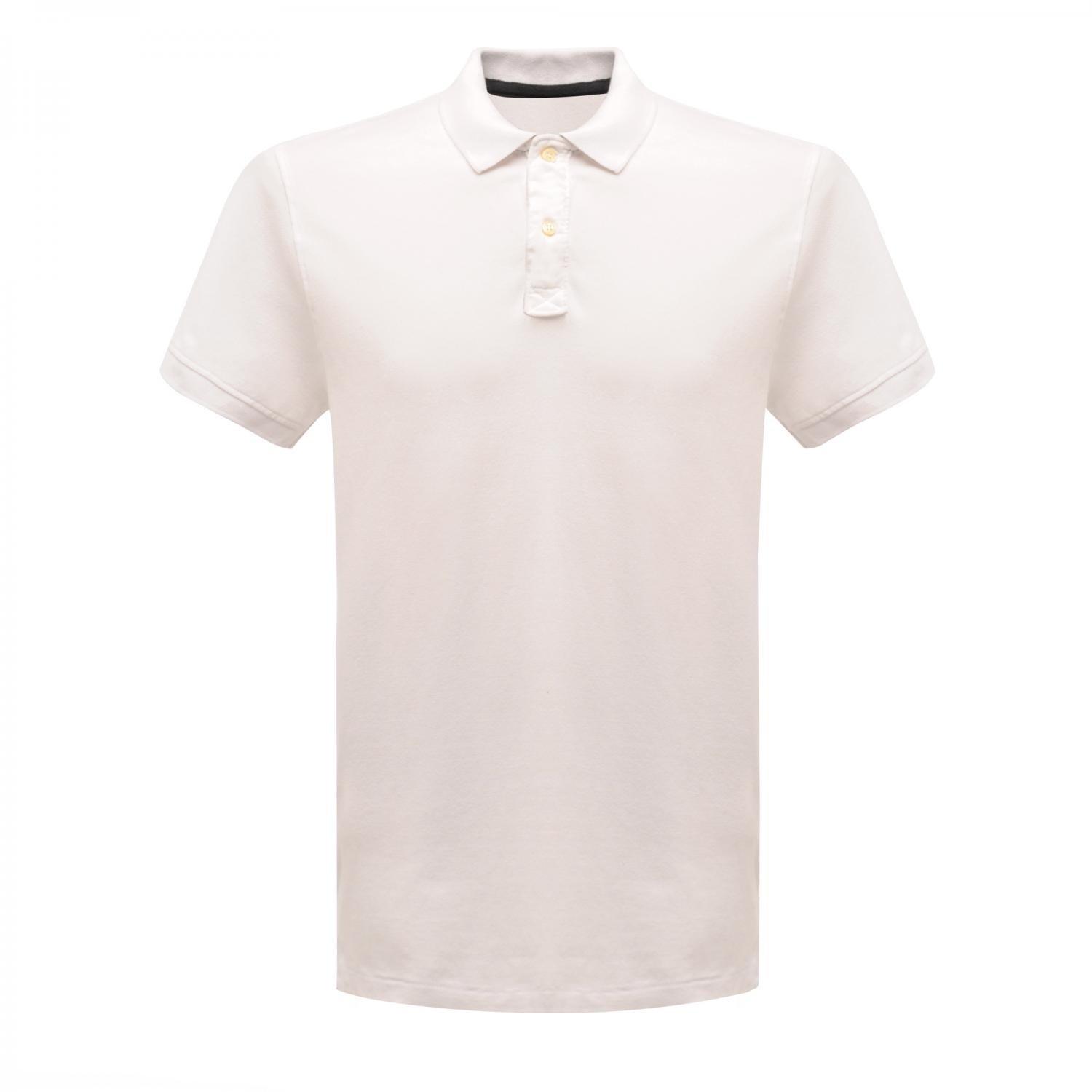 Professionell Klassik Poloshirt Herren Weiss M von Regatta