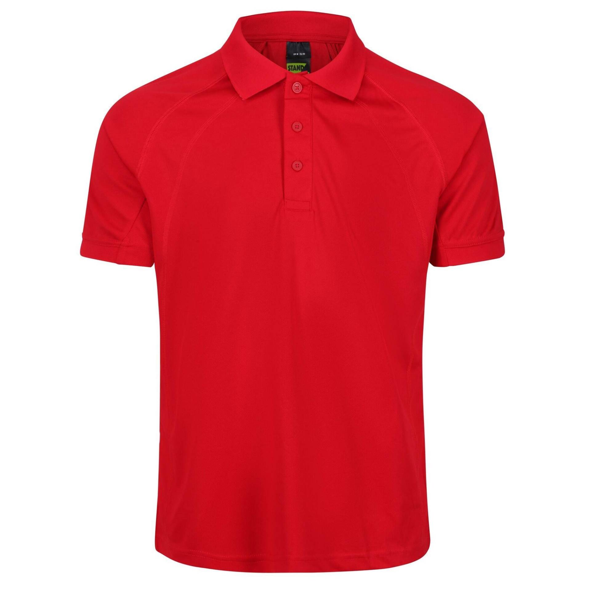 Professionell Poloshirt, Kurzärmlig Herren Rot Bunt S von Regatta