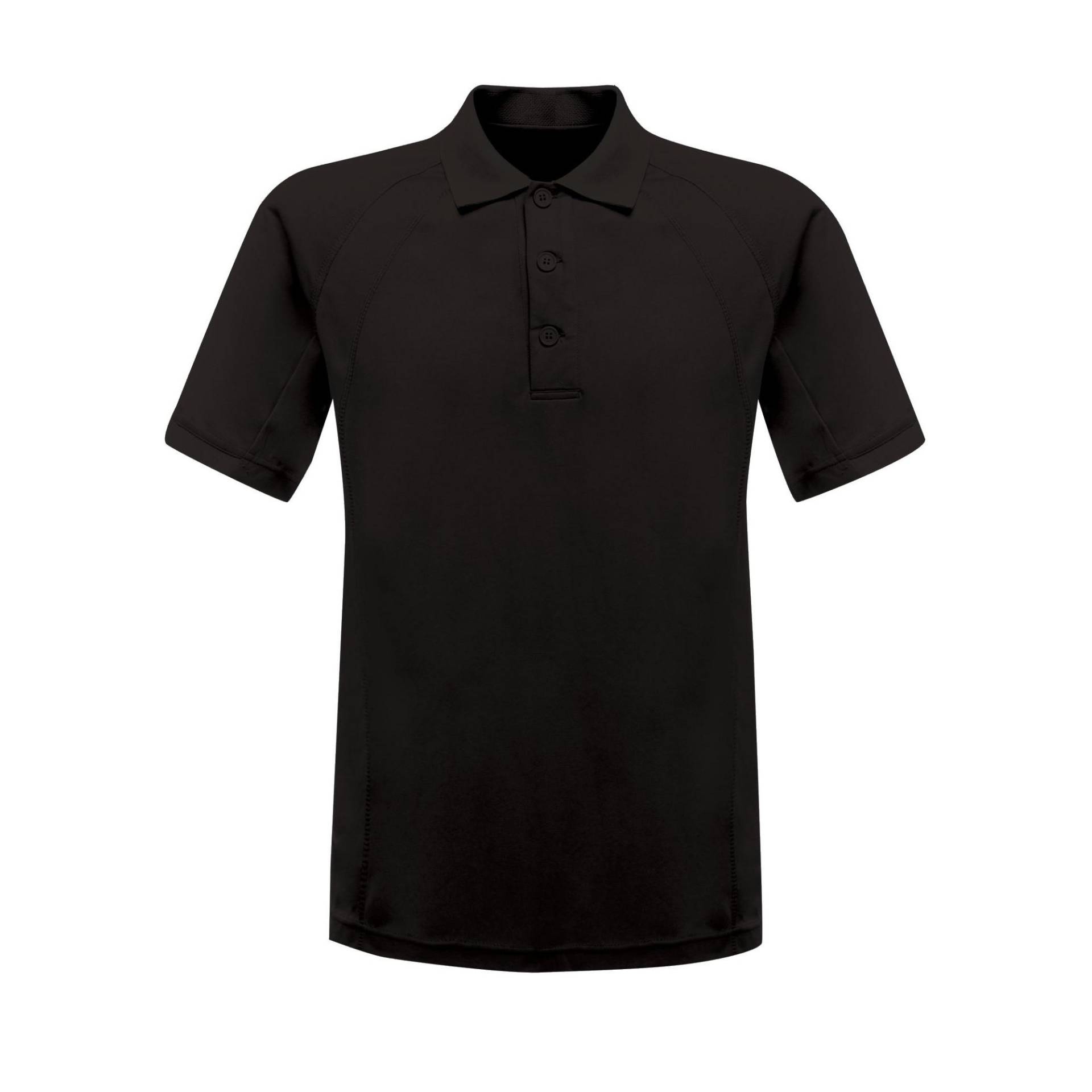 Professionell Poloshirt, Kurzärmlig Herren Schwarz XS von Regatta