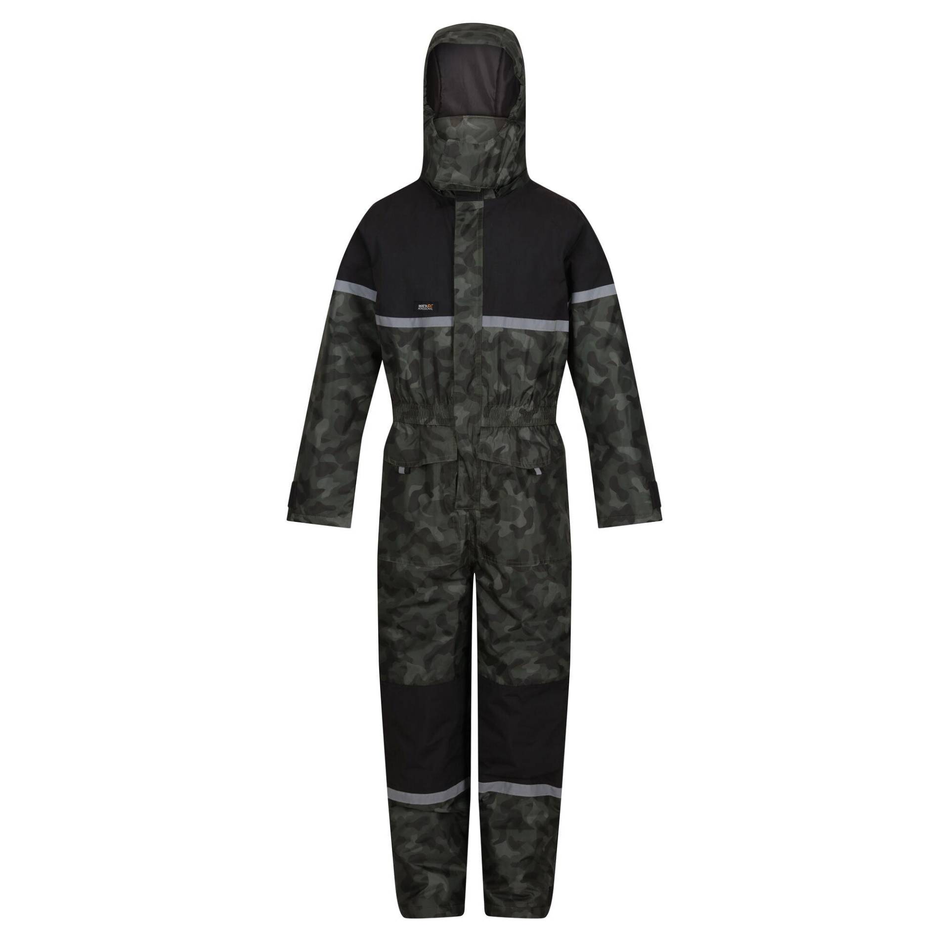 Rancher Jumpsuit Mädchen Schwarz 104 von Regatta