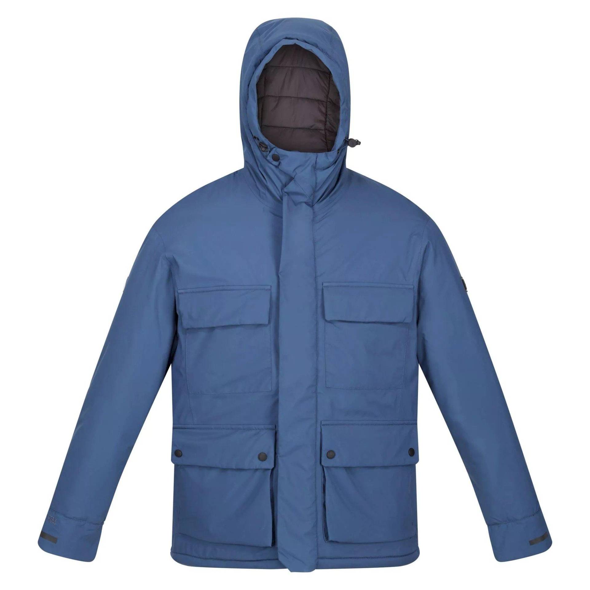 Raylan Jacke, Wasserfest Herren Blau Denim Dunkel S von Regatta