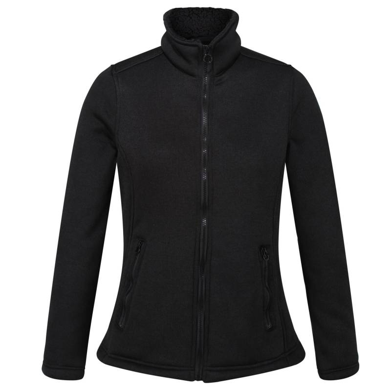 Razia Ii Fleecejacke Durchgehender Reißverschluss Damen Schwarz 40 von Regatta