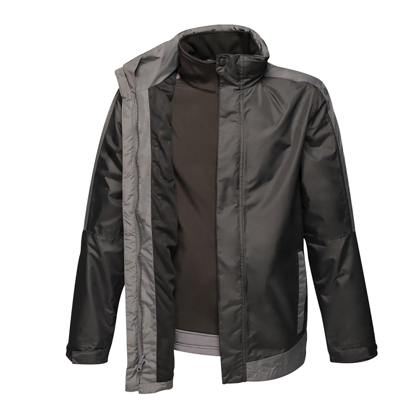 3in1jacke Mit Kontrastfarben Herren Schwarz M von Regatta