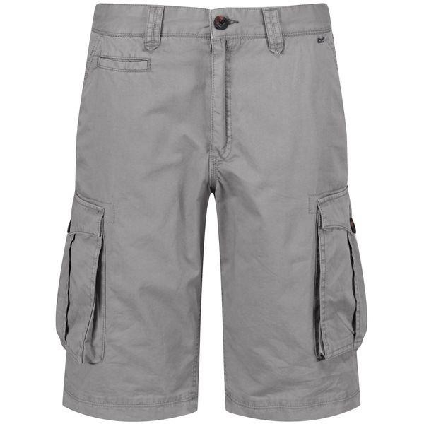 Cargoshorts Shorebay Im Vintagelook Herren Platin grau W30 von Regatta