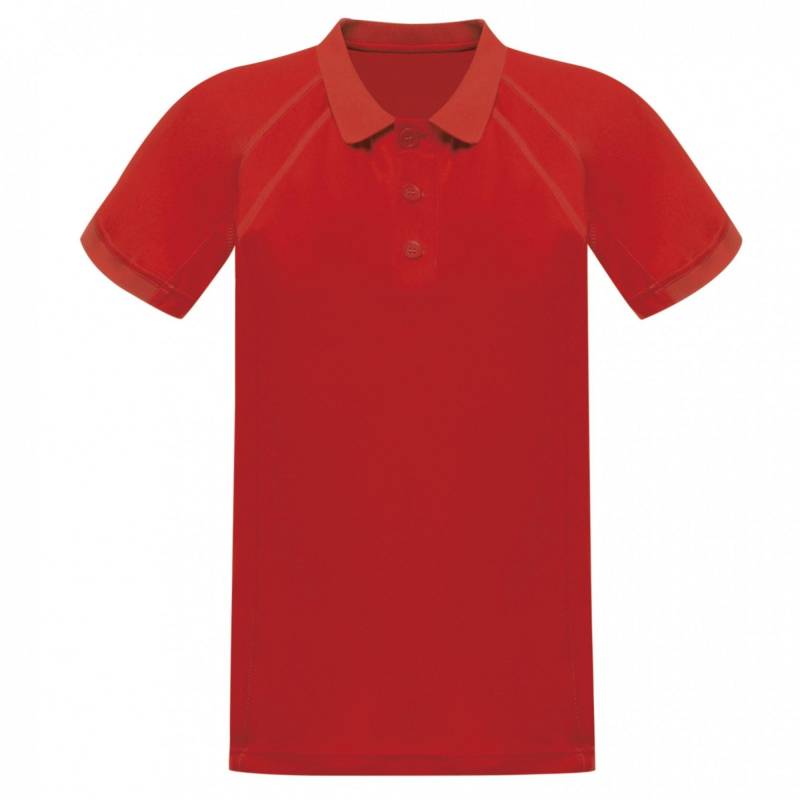 Hardwear Coolweave Kurzarm Polo Shirt Herren Rot Bunt S von Regatta