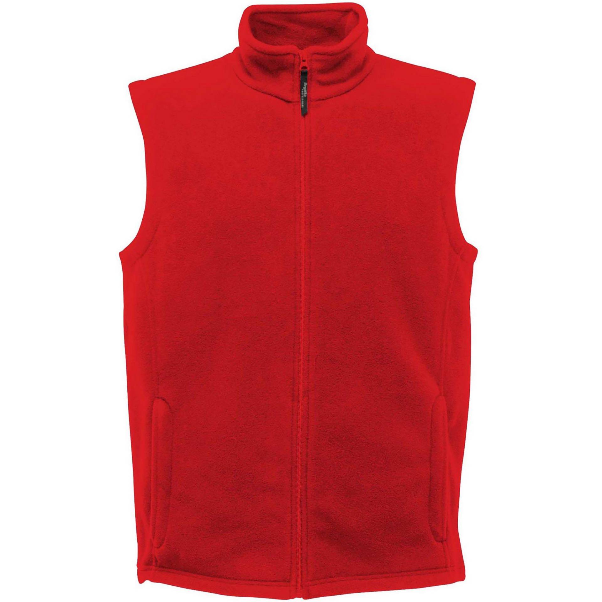 Microfleece Bodywarmer Weste Herren Rot Bunt XXL von Regatta