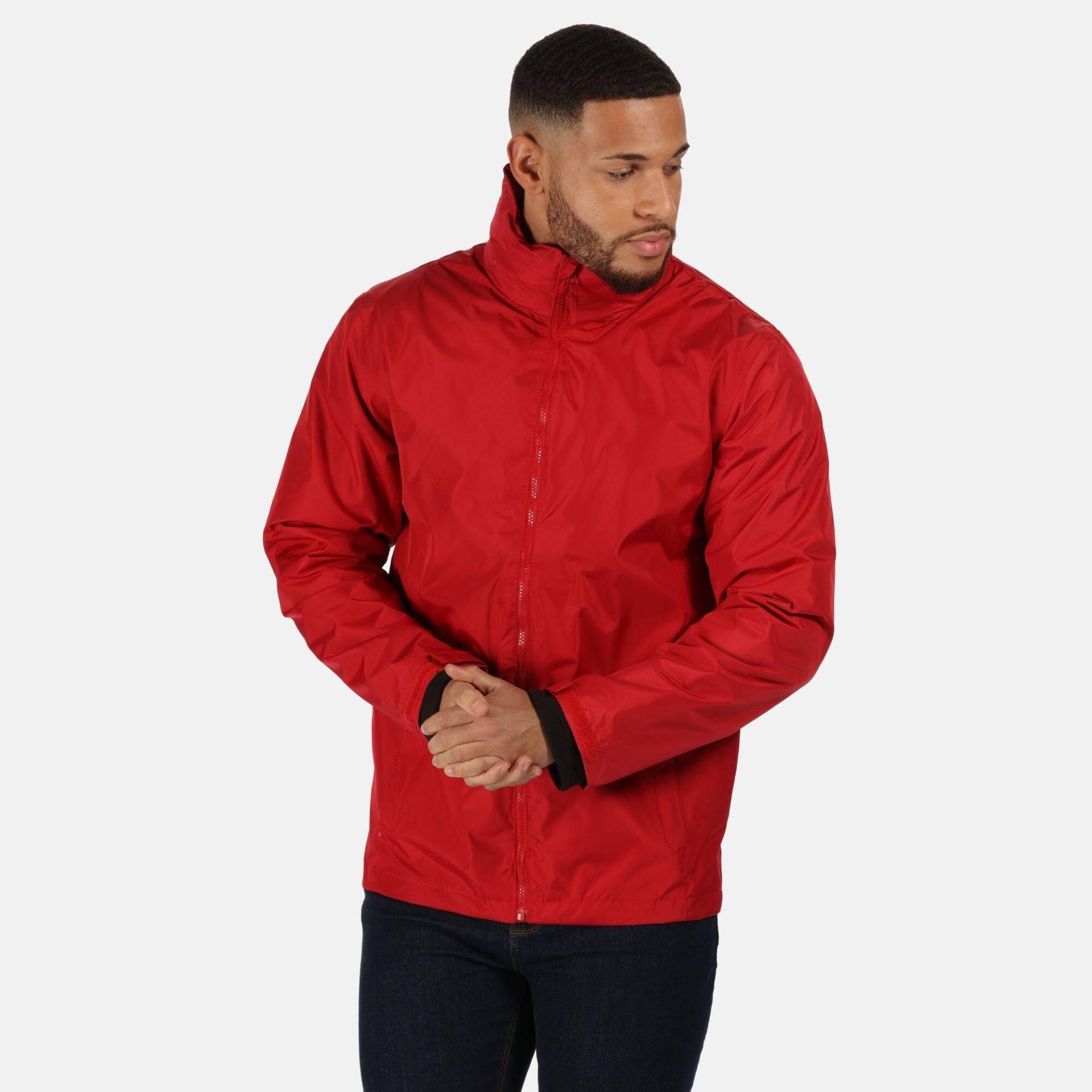 Outdoorjacke Wasserfest Herren Rot Bunt L von Regatta