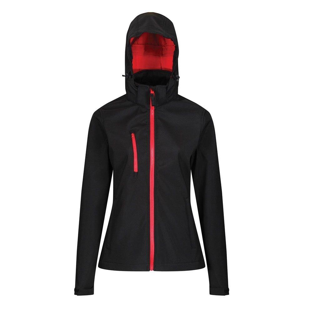 "venturer" Softshelljacke, Mit Kapuze Damen Schwarz 40 von Regatta