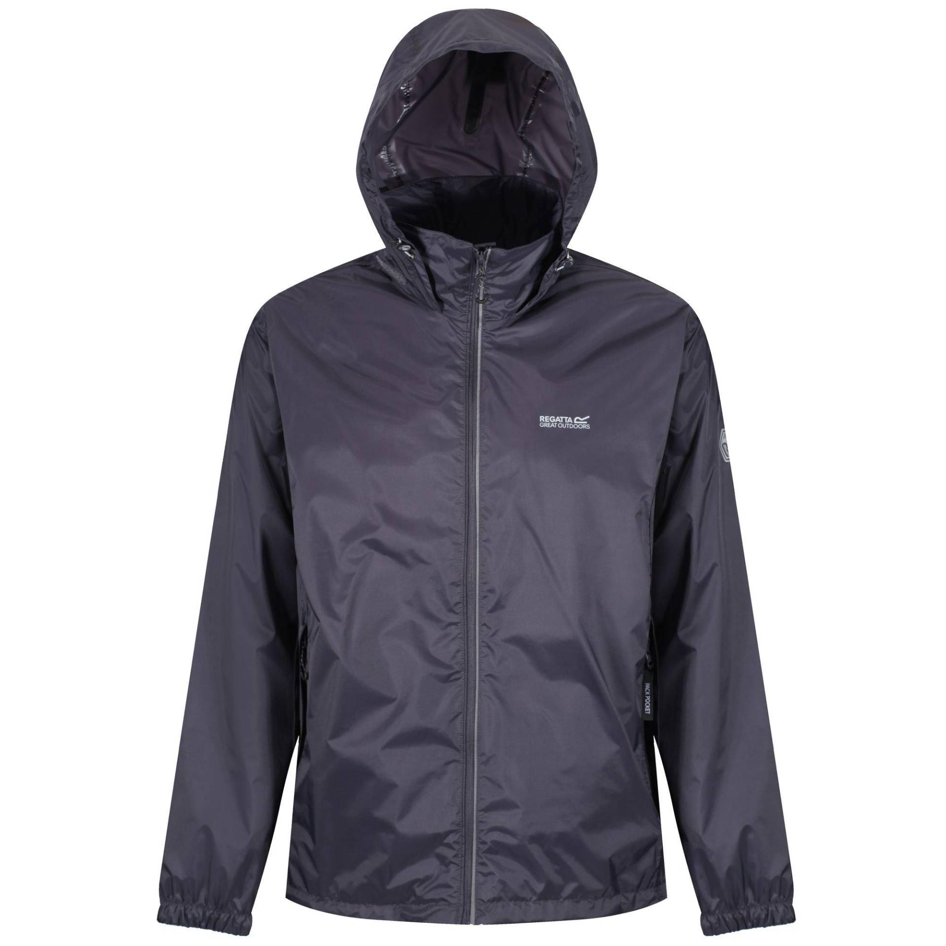 Regenjacke Lyle Iv, Leicht, Wasserfest Herren Eisen L von Regatta