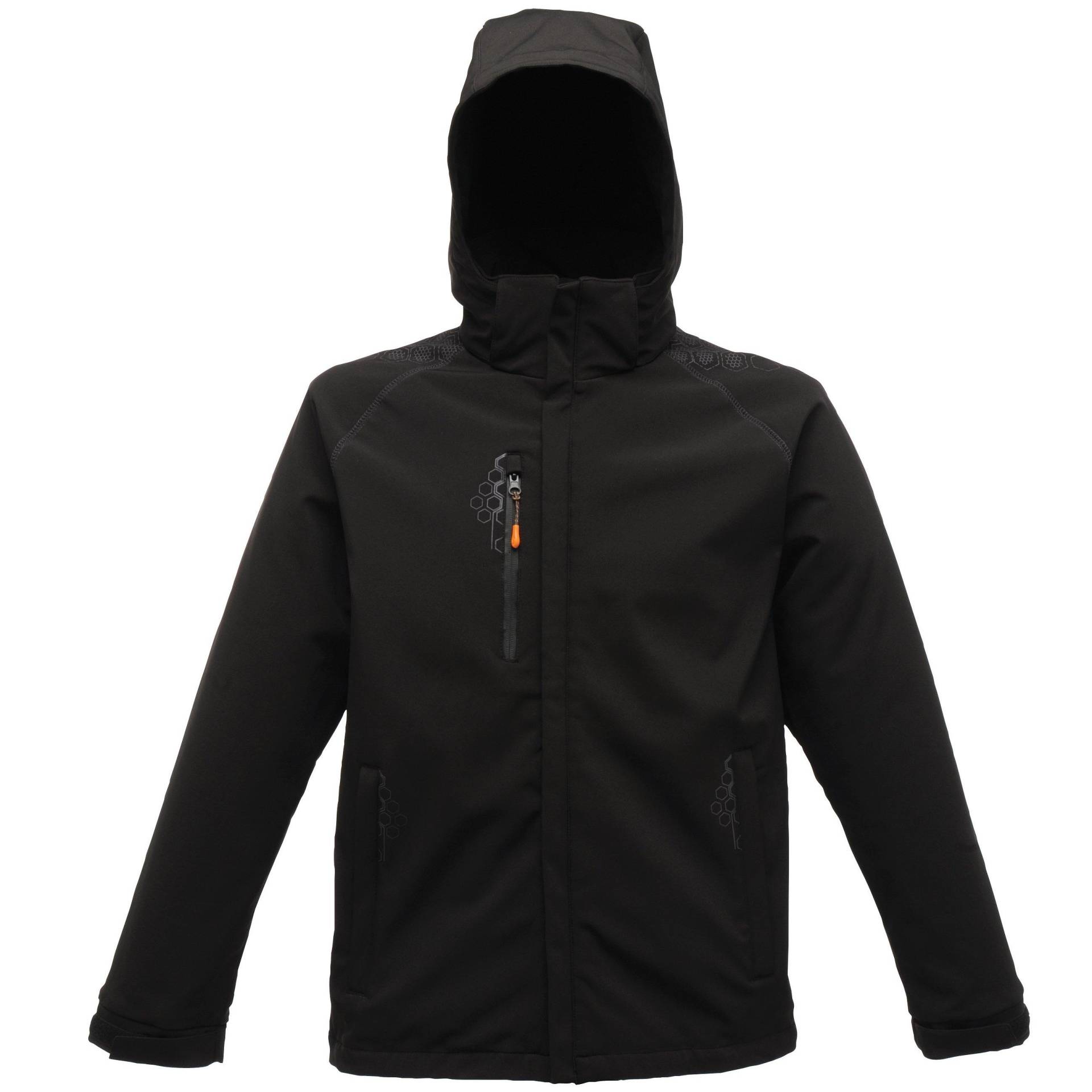 Repeller Xpro Softshelljacke Herren Schwarz M von Regatta