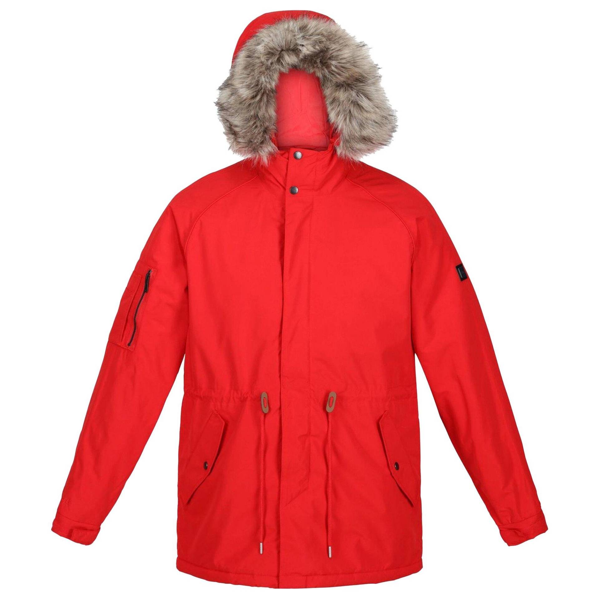 Salinger Iii Parka Herren Rot Bunt L von Regatta