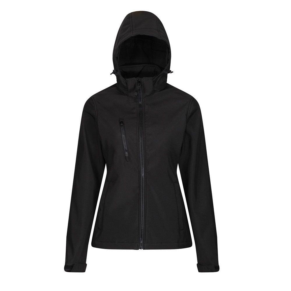 "venturer" Softshelljacke, Mit Kapuze Damen Schwarz 36 von Regatta