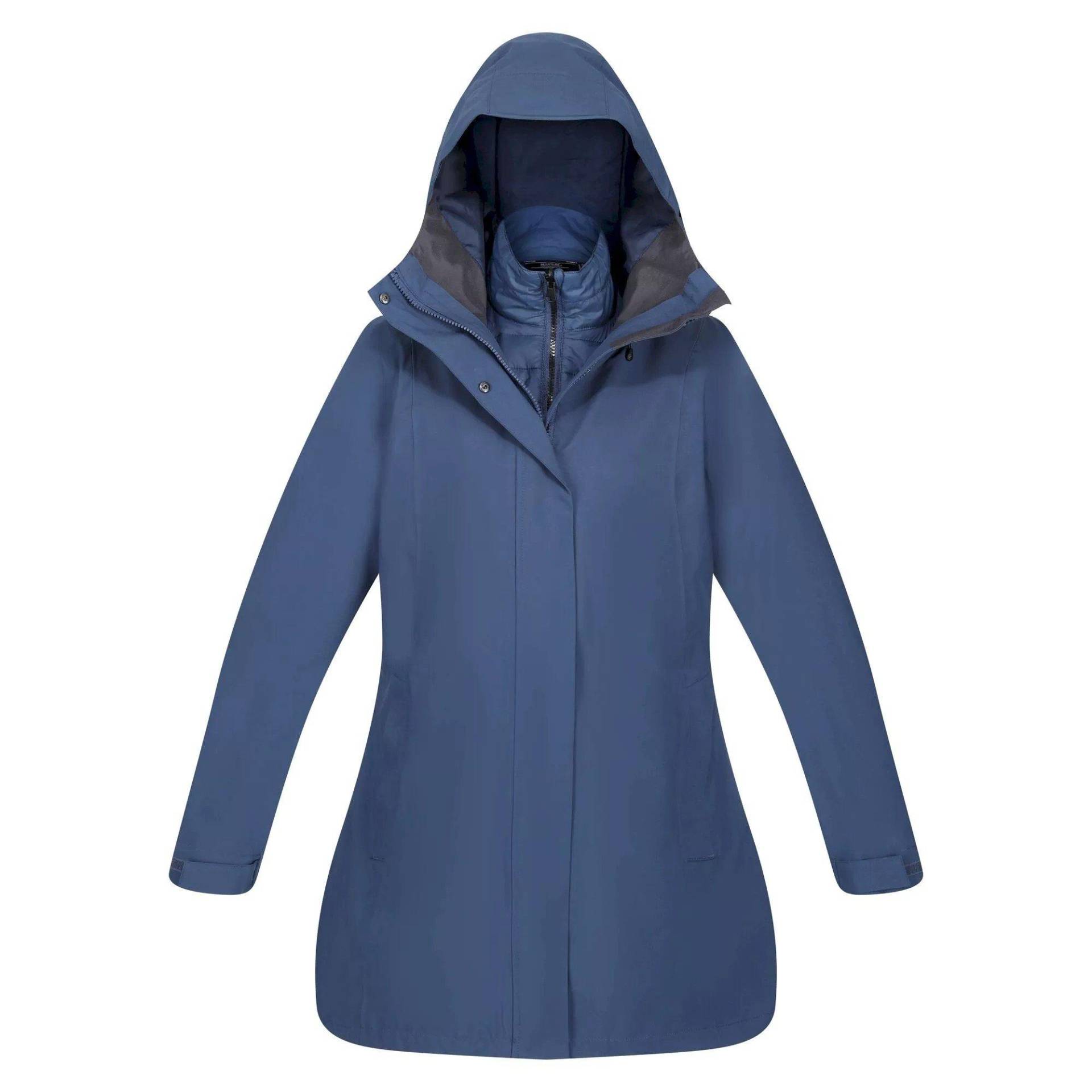 Denbury Iii Jacke, Wasserfest Damen Blau 36 von Regatta