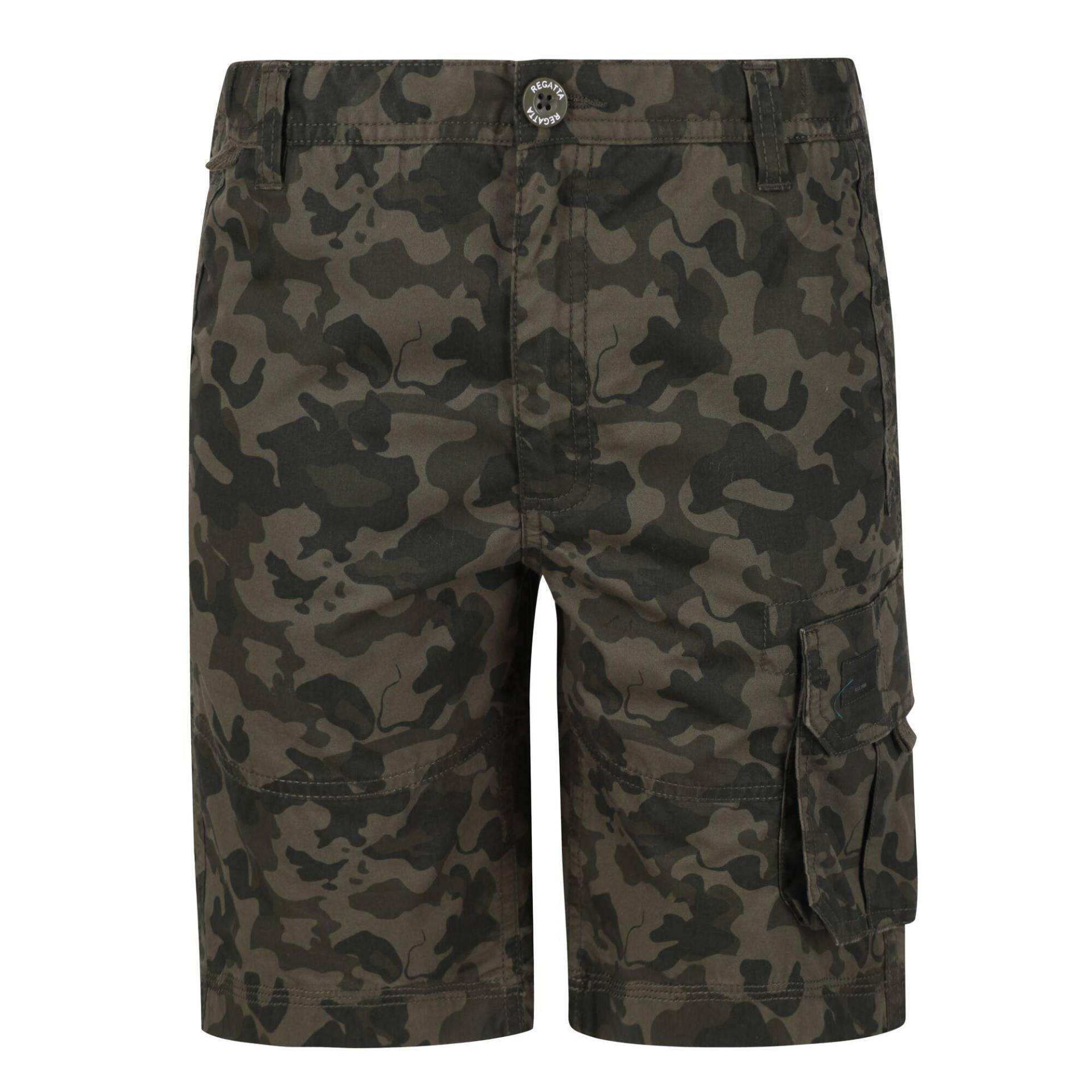 Shorewalk Cargoshorts Jungen Militärgrün 104 von Regatta