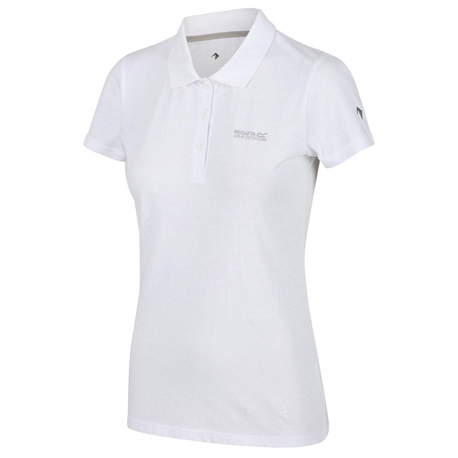 Sinton Poloshirt Damen Weiss 42 von Regatta