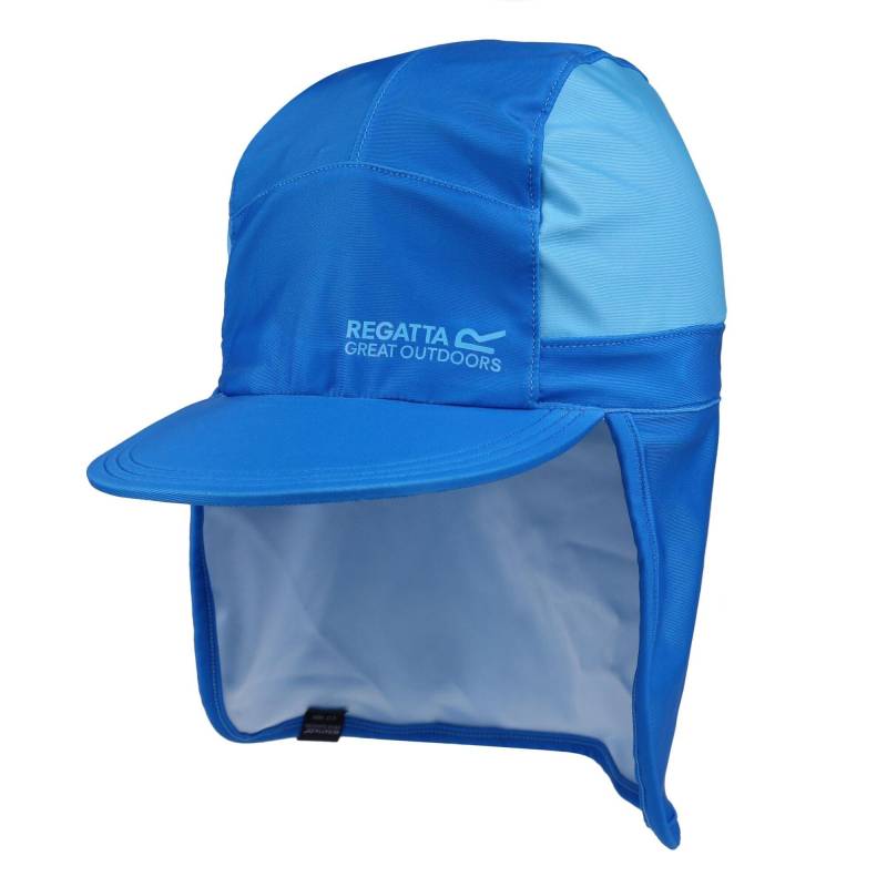 Sunshade Kappe Mit Nackenschutz Mädchen Blau 92-98 von Regatta