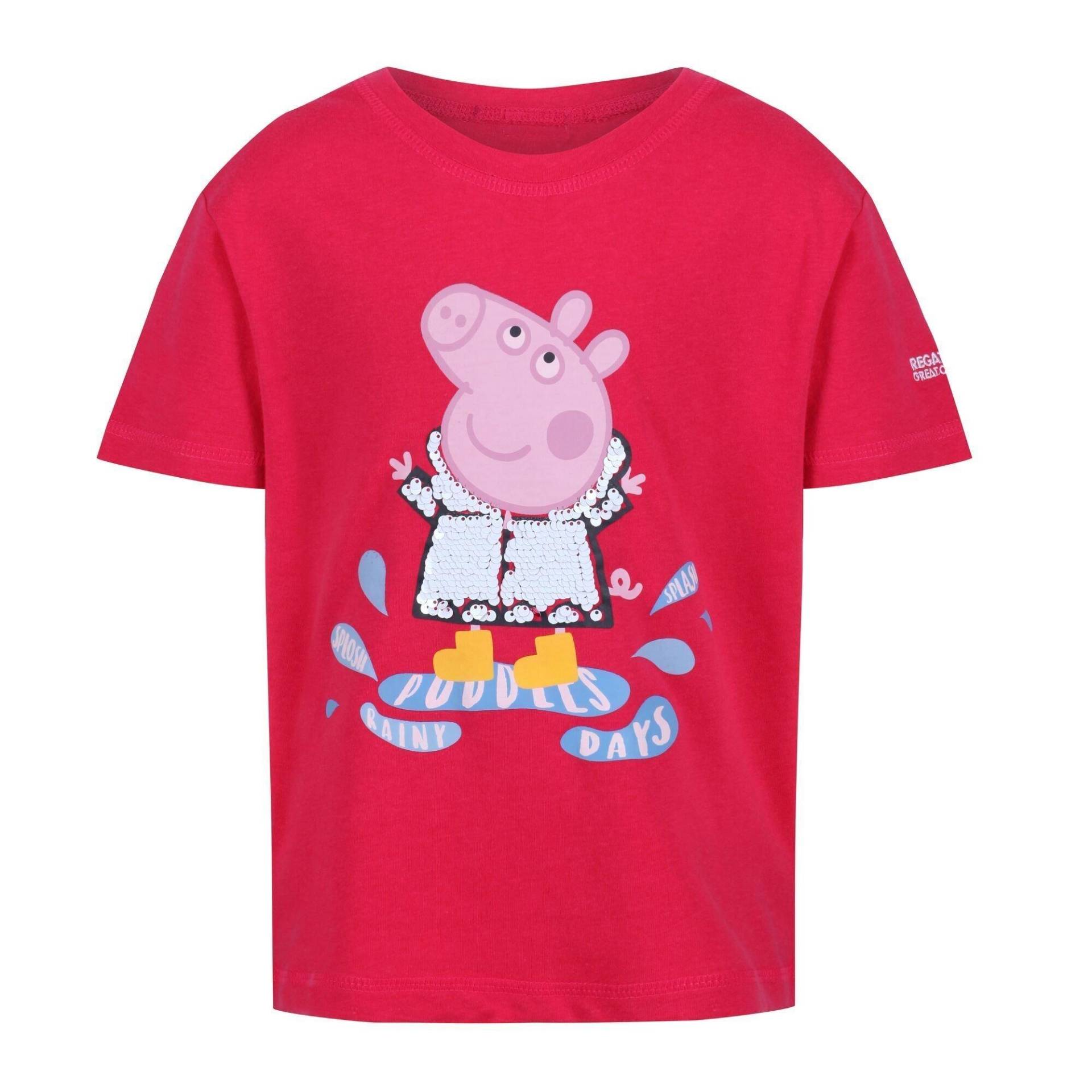 T-shirt Jungen Pink 104 von Regatta
