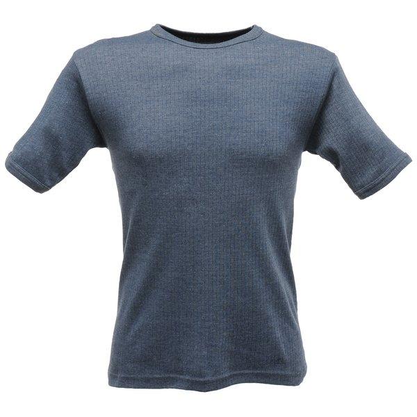 Thermounterhemd, Kurzärmlig Herren Blau Denim XL von Regatta