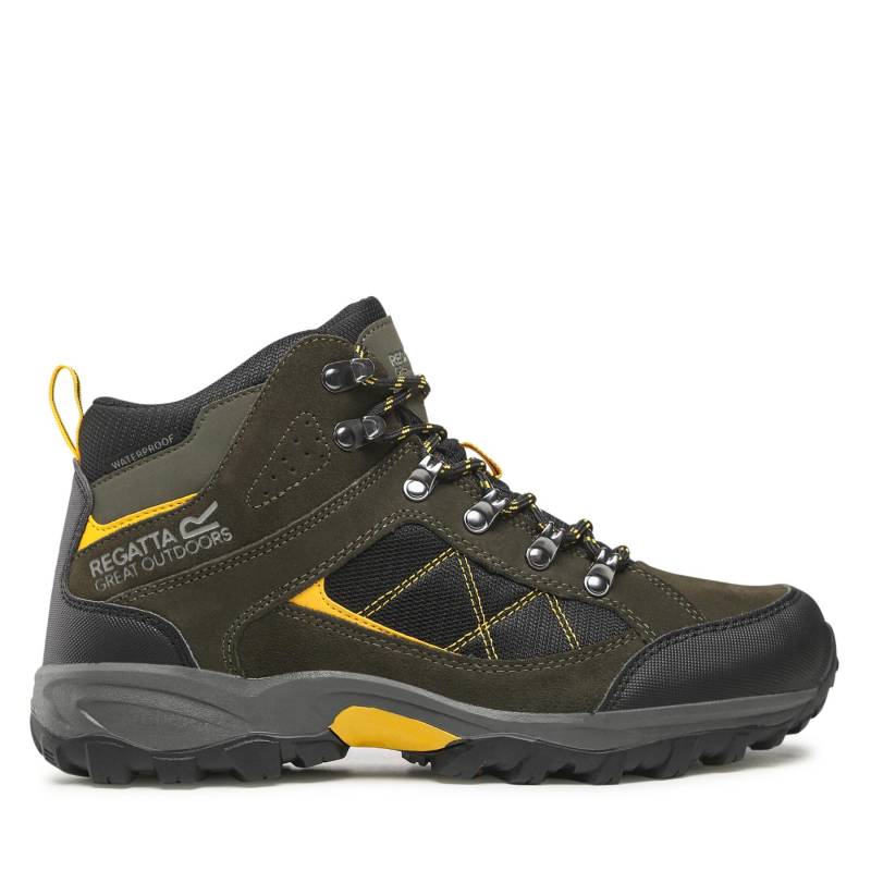 Trekkingschuhe Regatta Clydebank RMF485 Dark Khaki/Gold 40A von Regatta