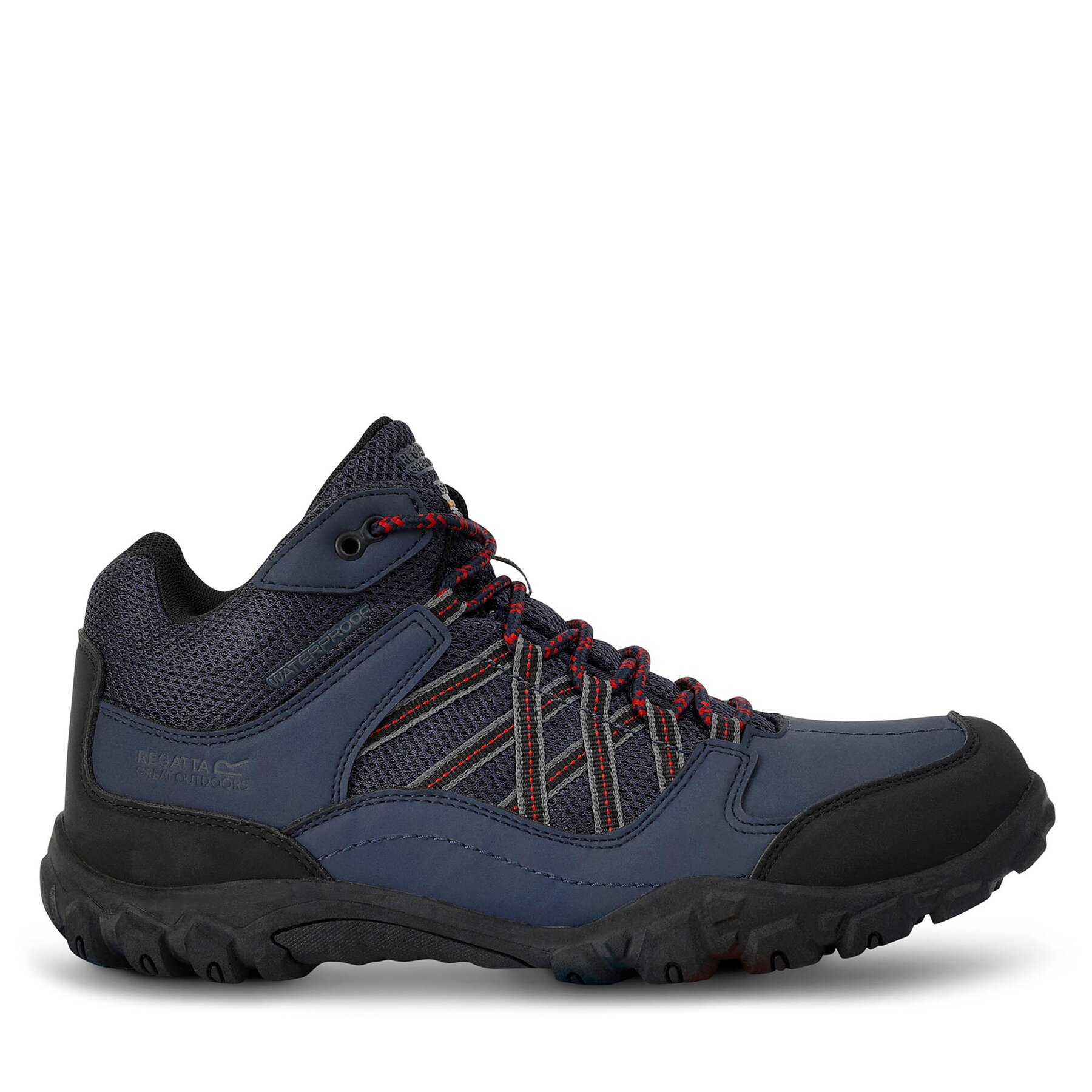 Trekkingschuhe Regatta Edgepoint Mid WP RMF622 Navy/Rio Red 03W von Regatta